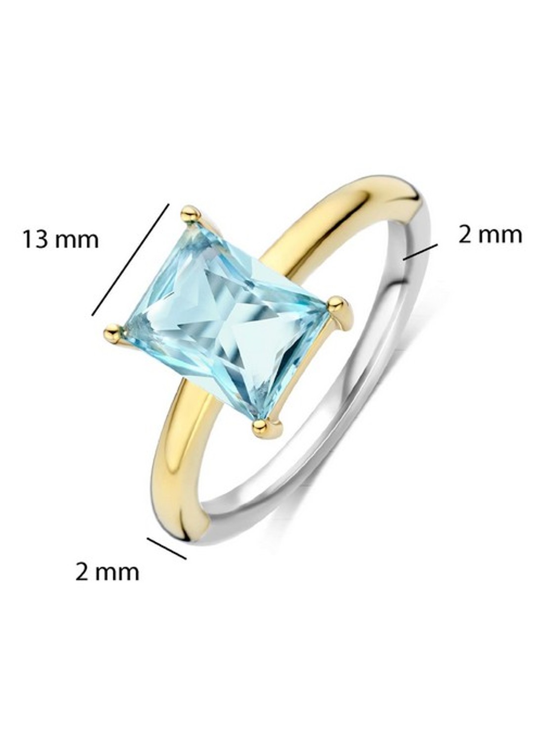 TI SENTO - Milano Ring 12420TY - detail 3 goud