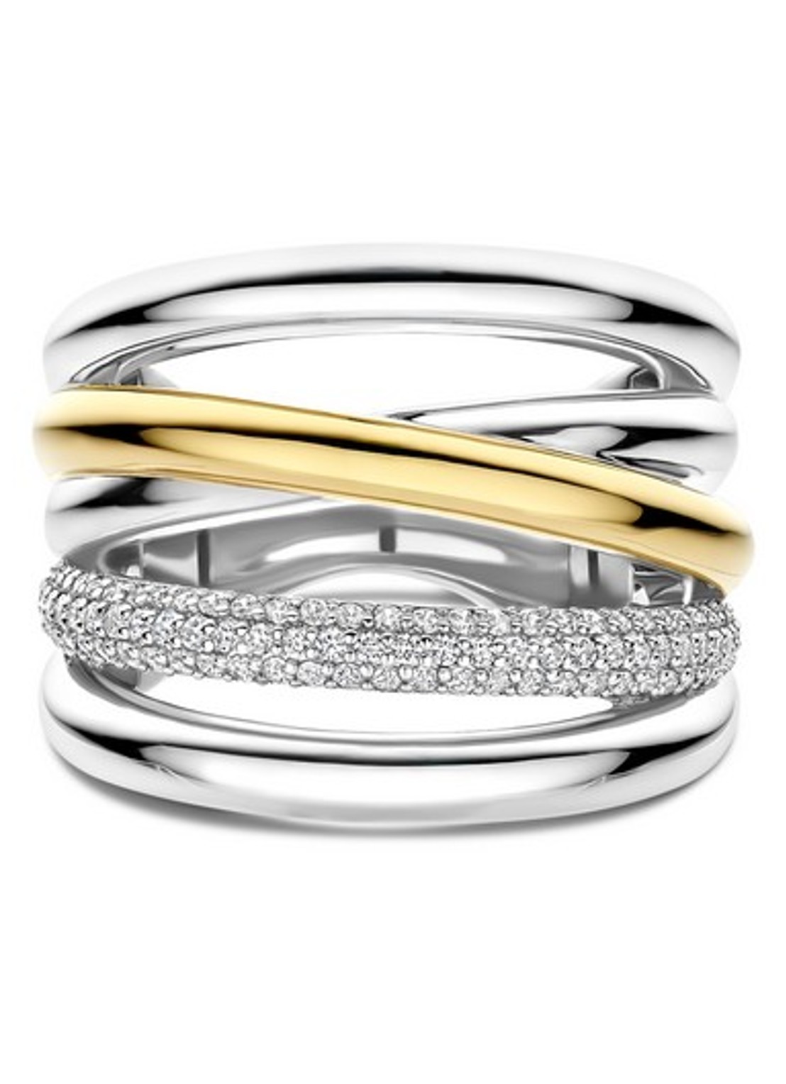TI SENTO - Milano Ring 12421ZY - detail 4 zilver