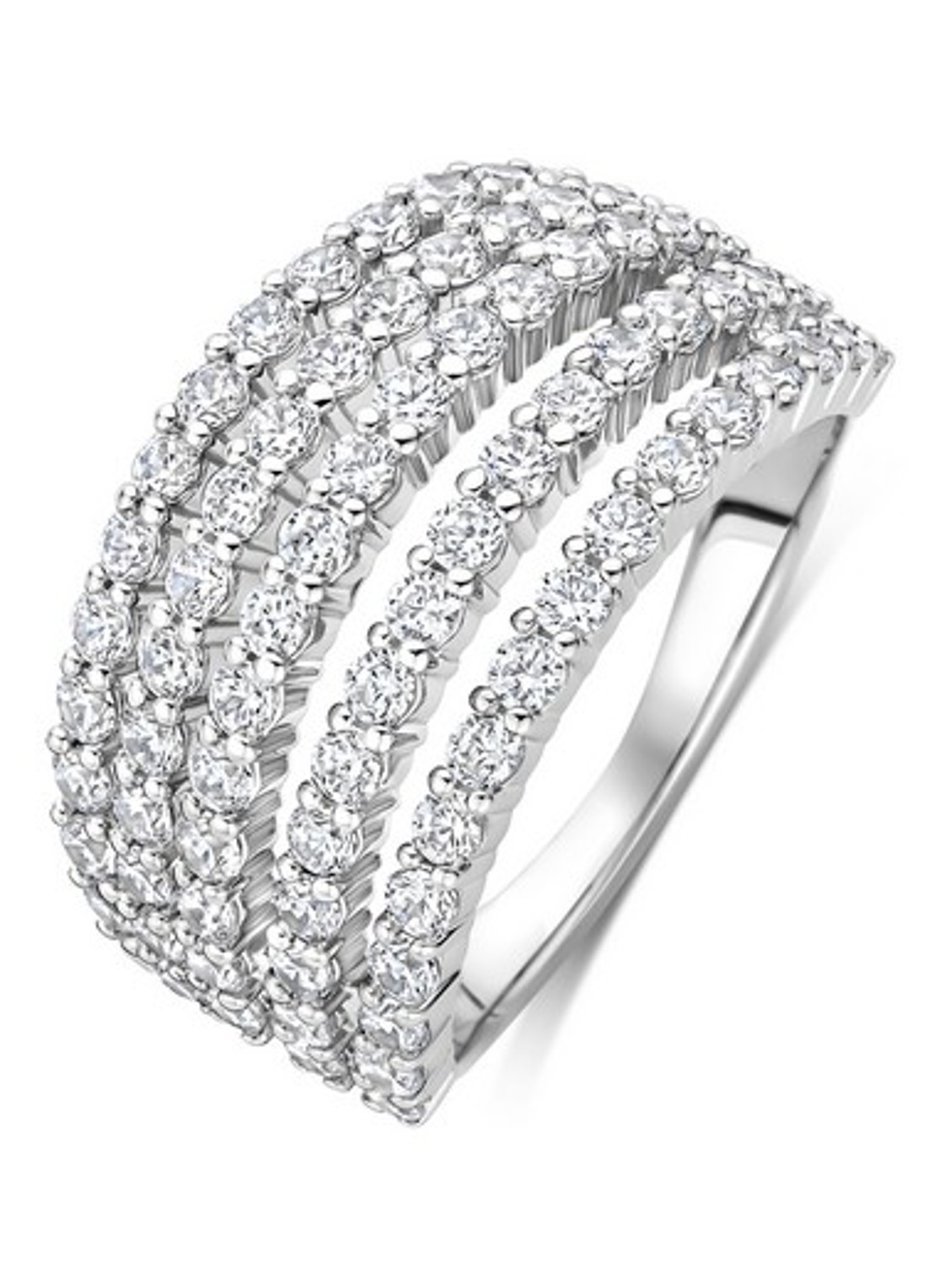 TI SENTO - Milano Ring 12425ZI - voorkant zilver
