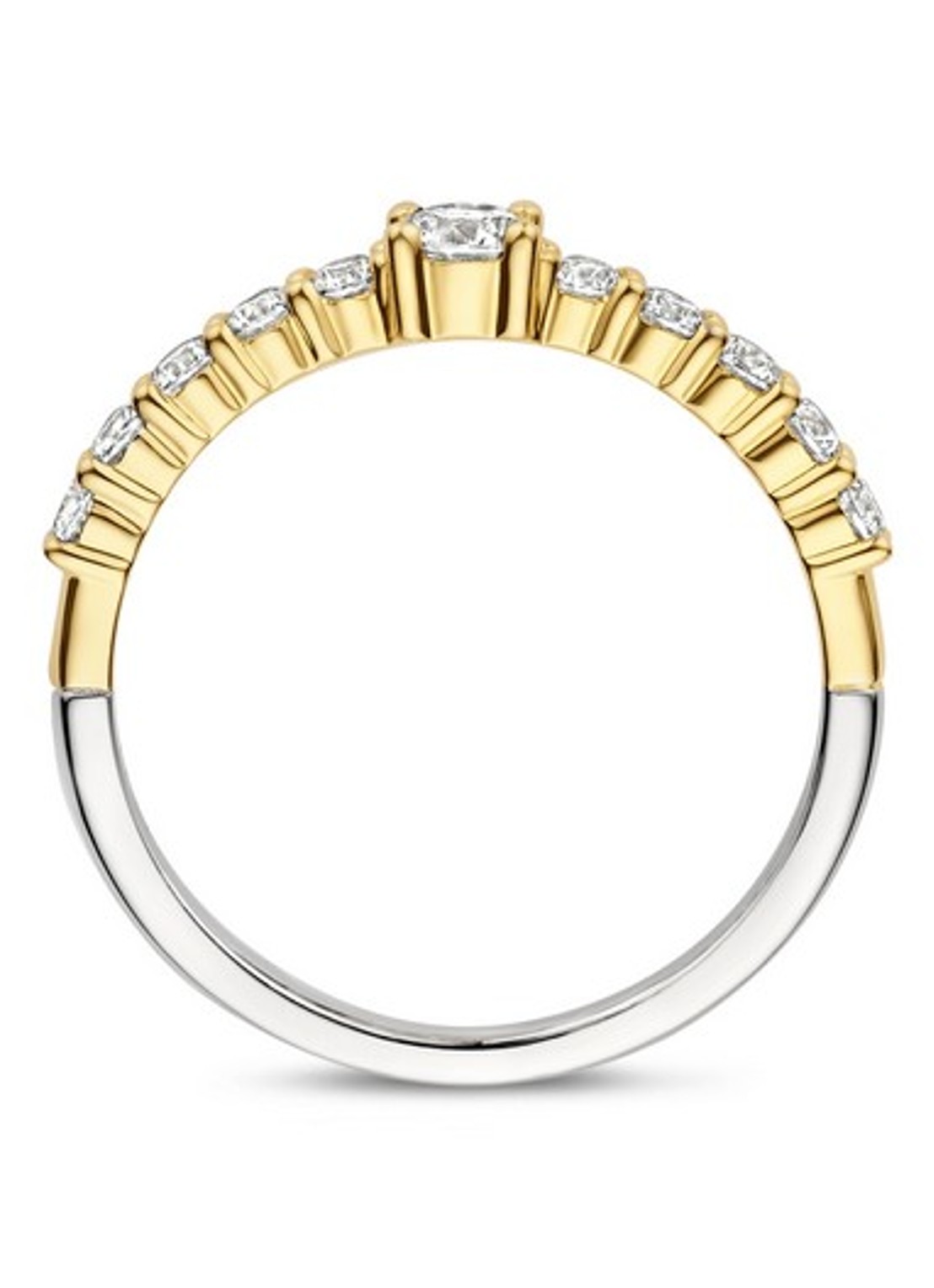TI SENTO - Milano Ring 12429ZY - detail 4 goud