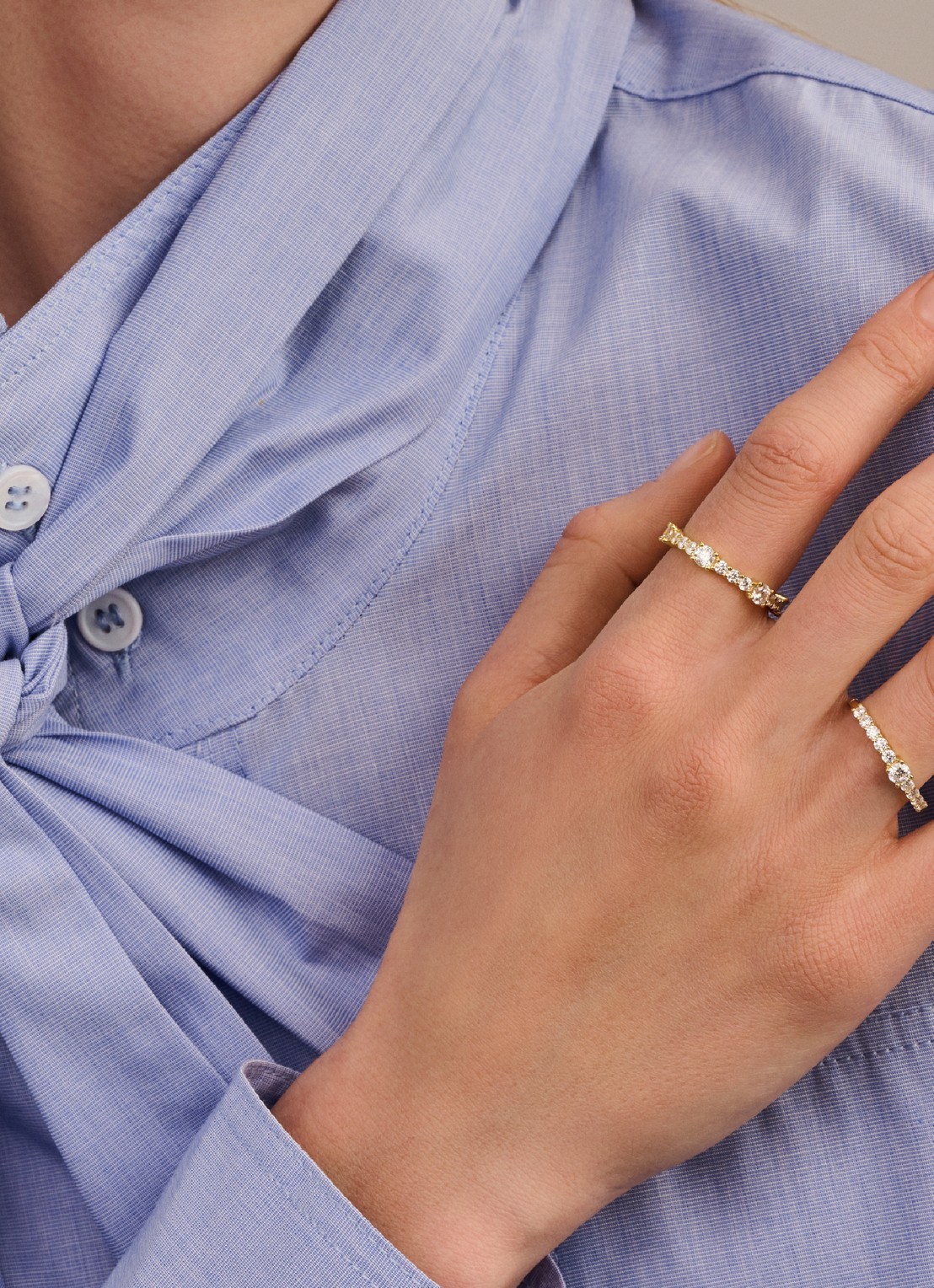 TI SENTO - Milano Ring 12429ZY - voorkant 2 goud