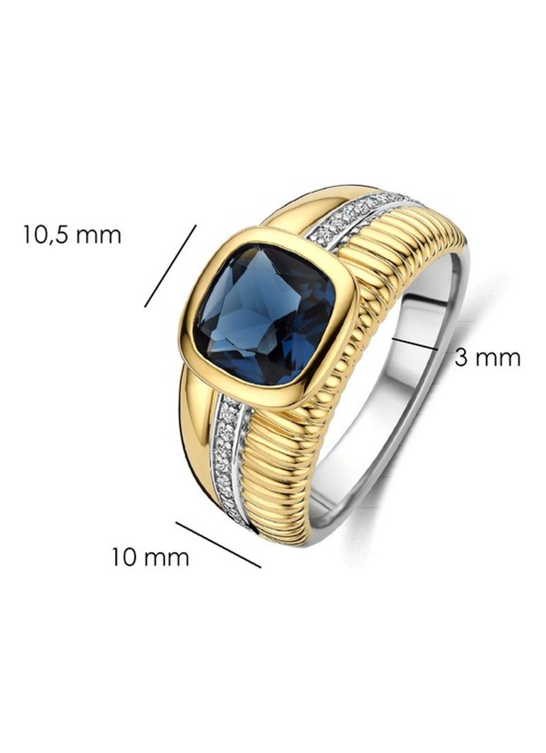 TI SENTO - Milano Ring 12461DB - detail 5 zilver