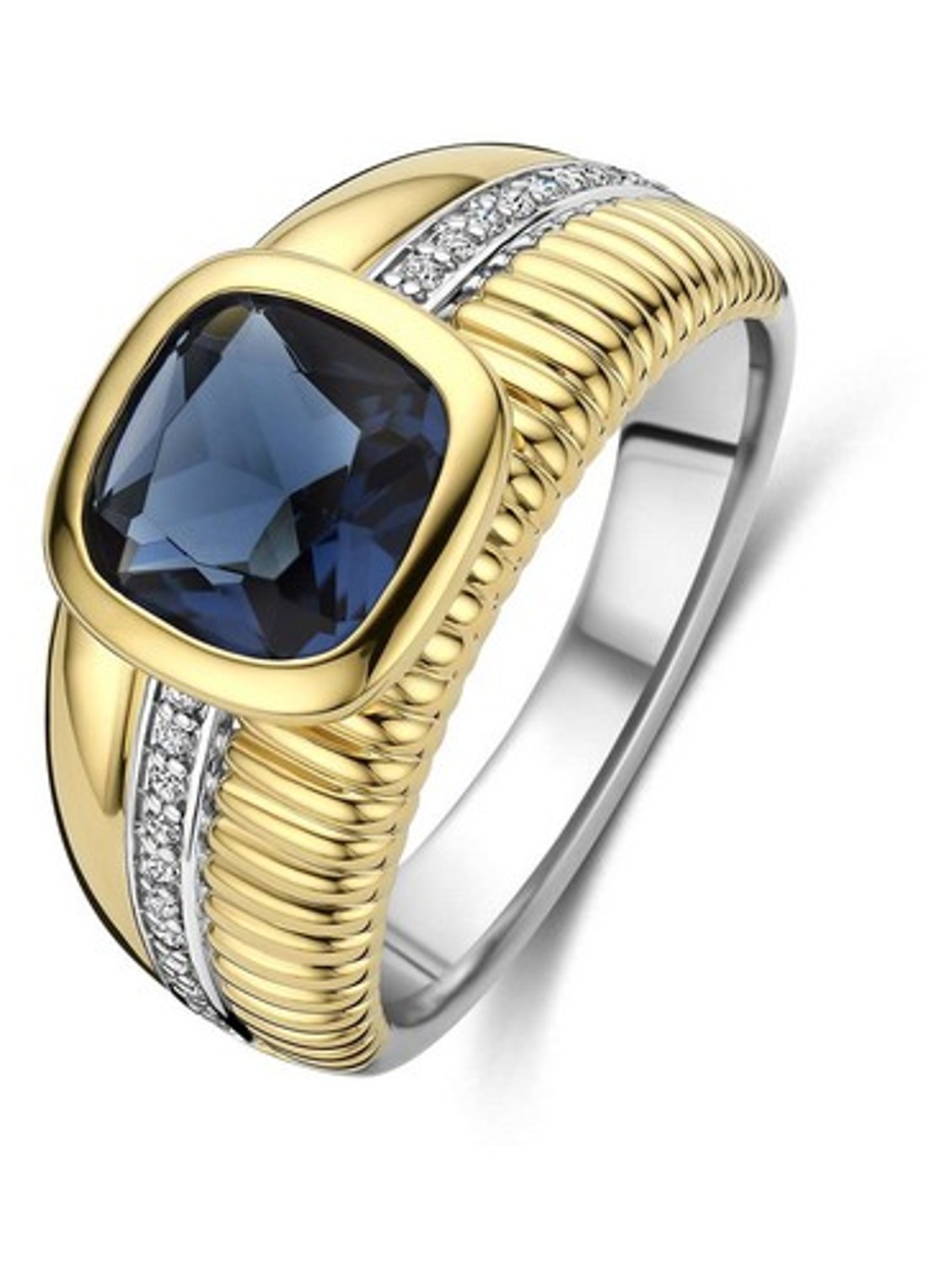 TI SENTO - Milano Ring 12461DB - voorkant zilver