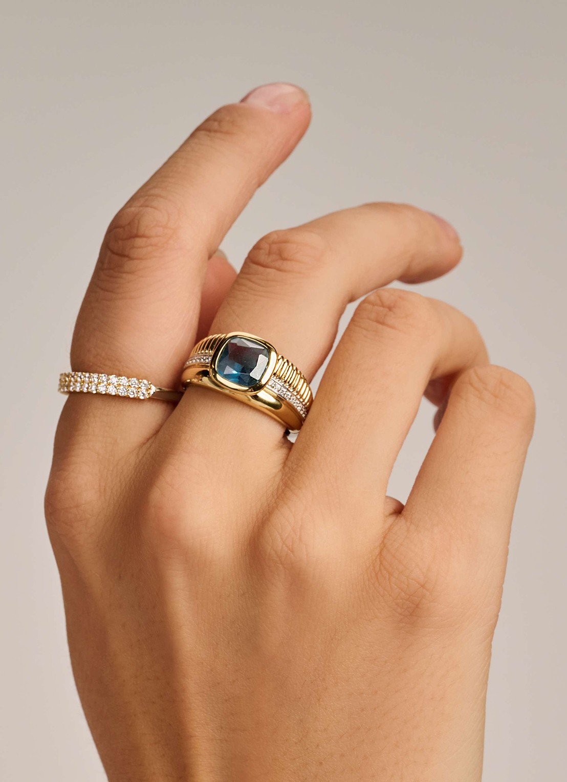 TI SENTO - Milano Ring 12461DB - voorkant 2 zilver