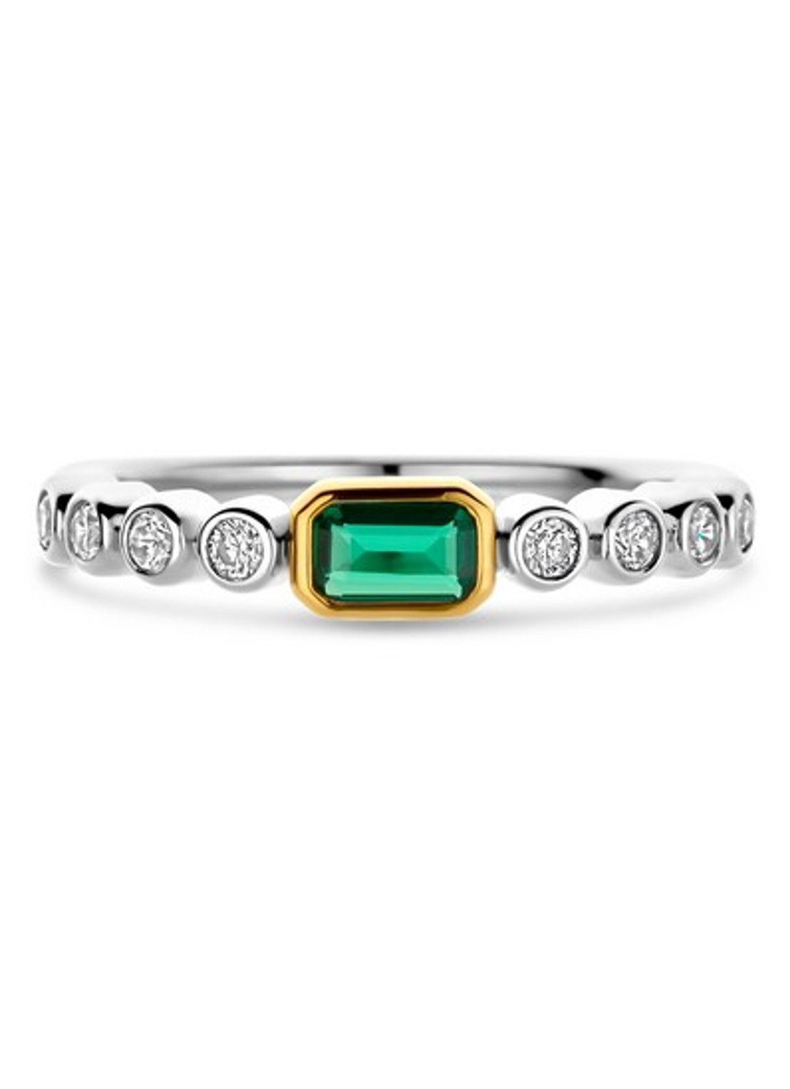 TI SENTO - Milano Ring met zirkonia 12340EM - detail 2 zilver