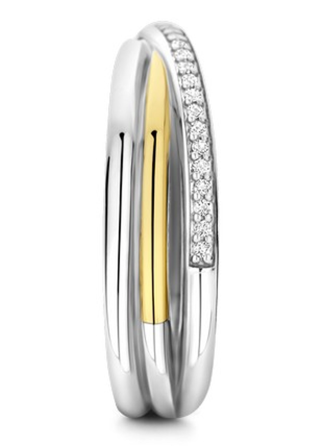 TI SENTO - Milano Ring met zirkonia 12346ZY - detail 3 zilver
