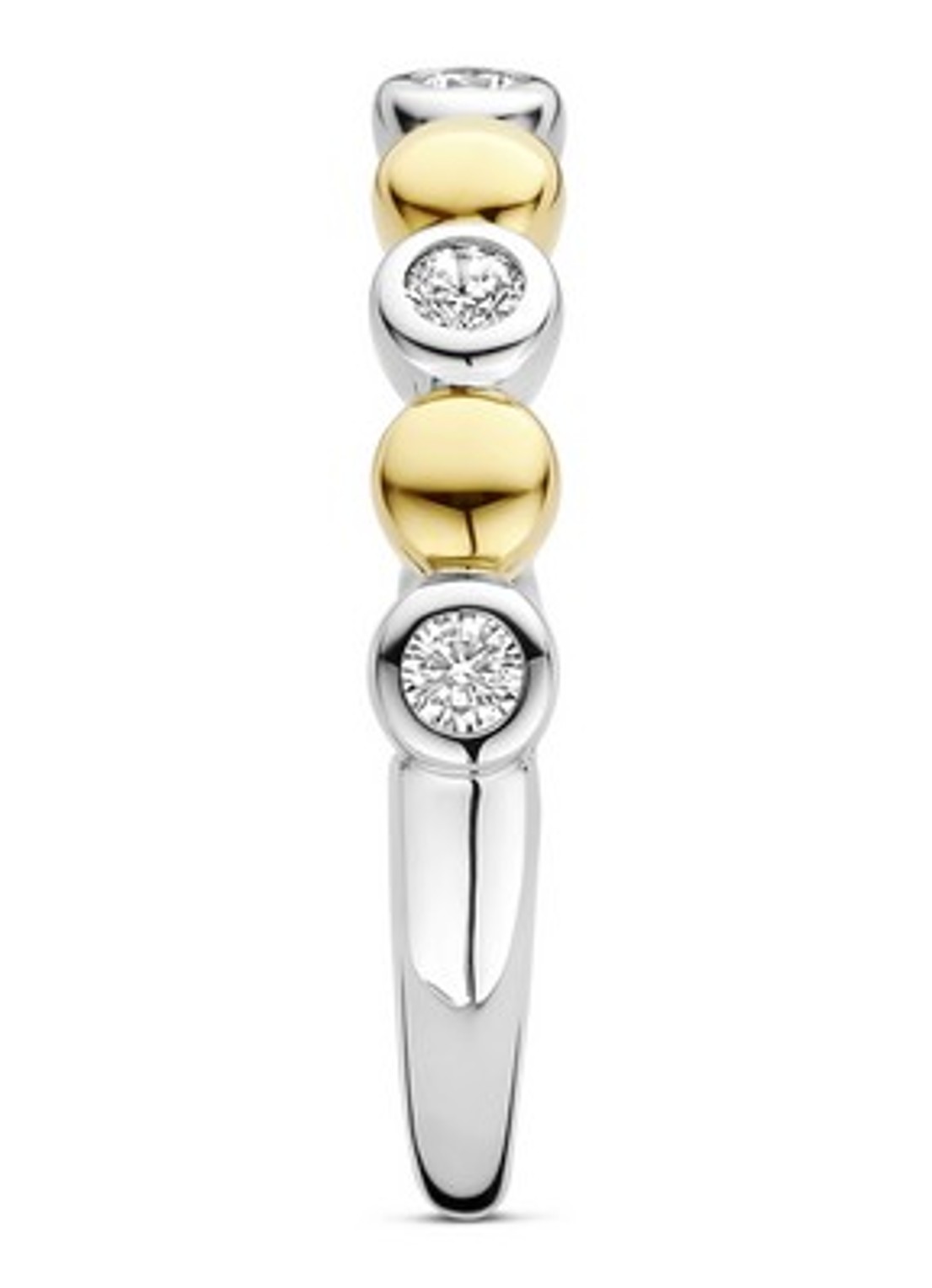 TI SENTO - Milano Ring met zirkonia 12365ZY - detail 2 zilver