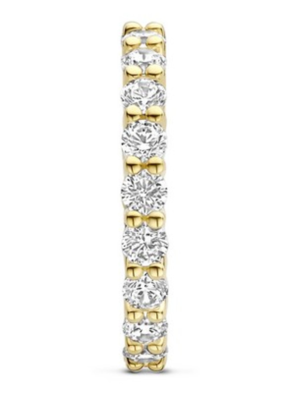 TI SENTO - Milano Ring met zirkonia 12372ZY - detail goud