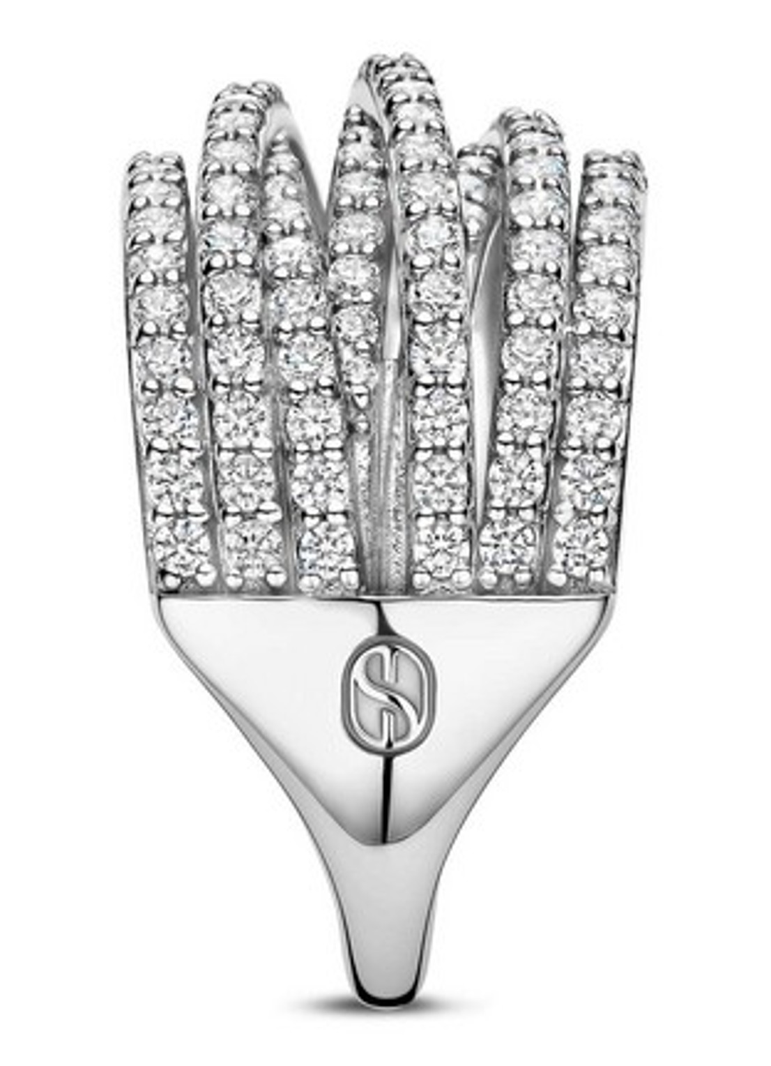 TI SENTO - Milano Ring met zirkonia 12431ZI - detail 3 zilver