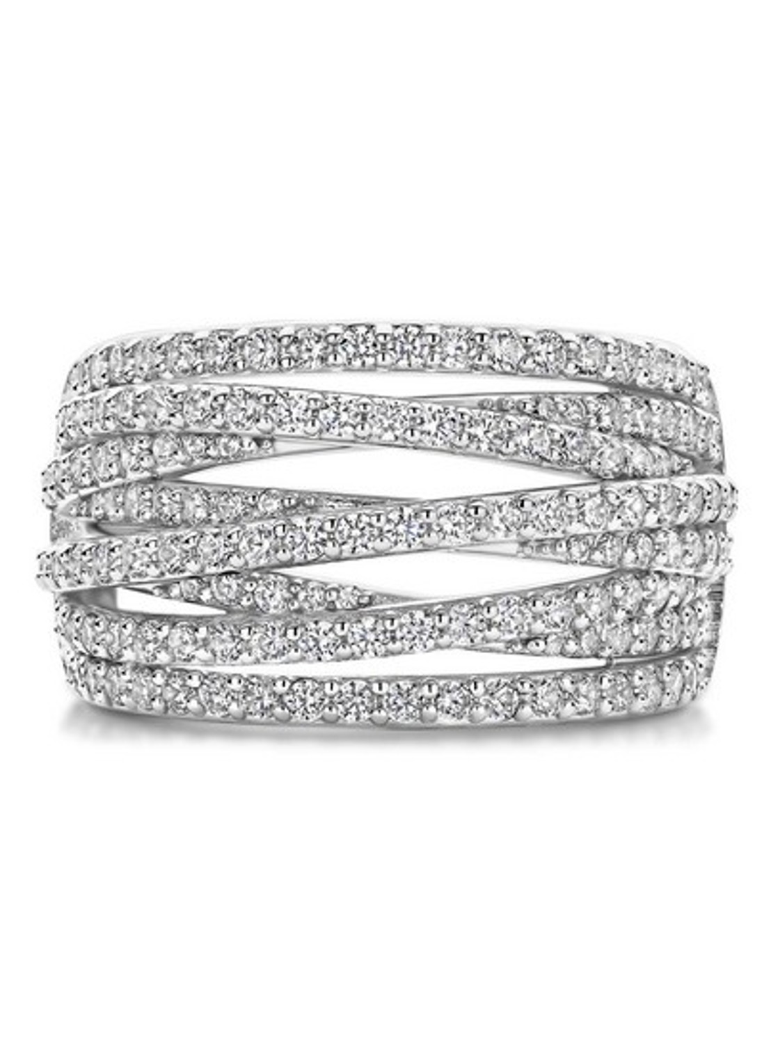 TI SENTO - Milano Ring met zirkonia 12431ZI - detail 4 zilver