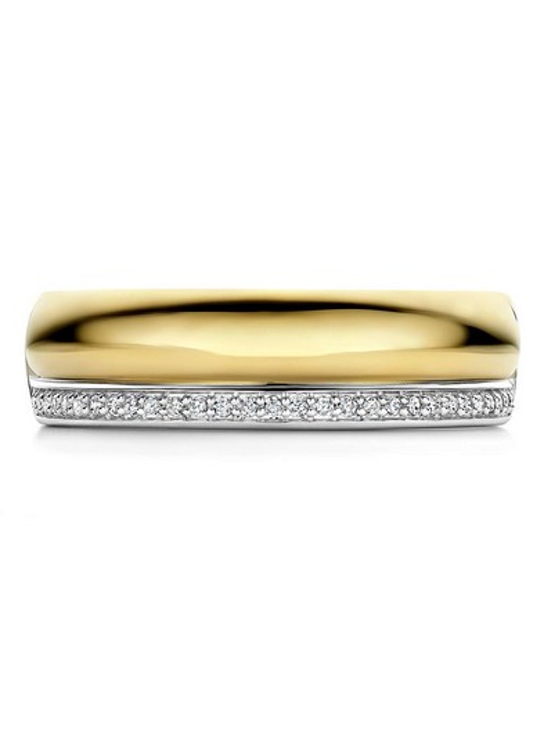 TI SENTO - Milano Ring met zirkonia 12448ZY - detail 2 goud