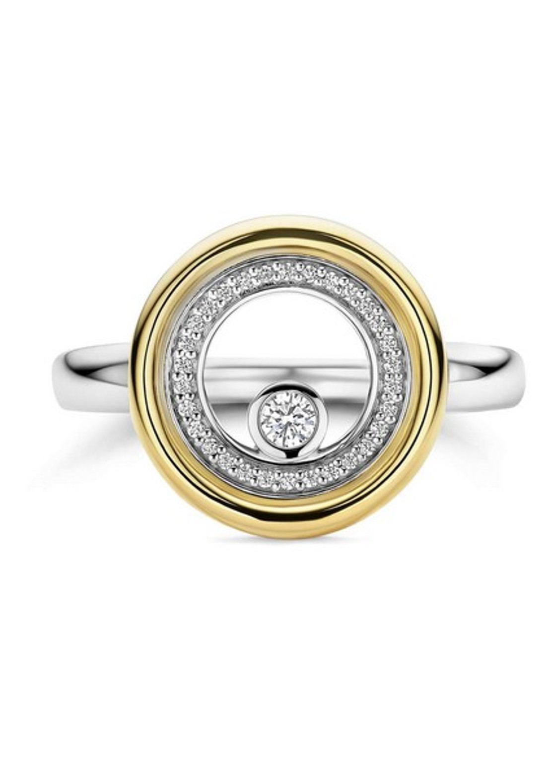 TI SENTO - Milano Ring met zirkonia 12456ZY - detail 2 zilver