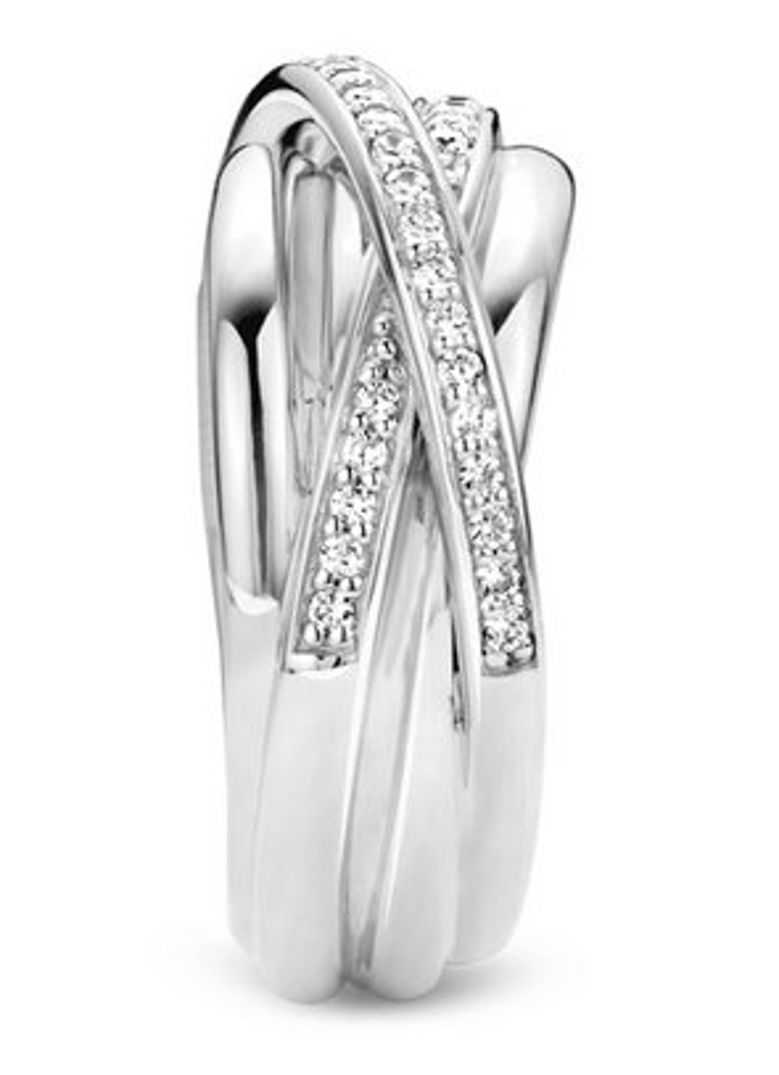 TI SENTO - Milano Ring van zilver 12056ZI - detail 4 zilver