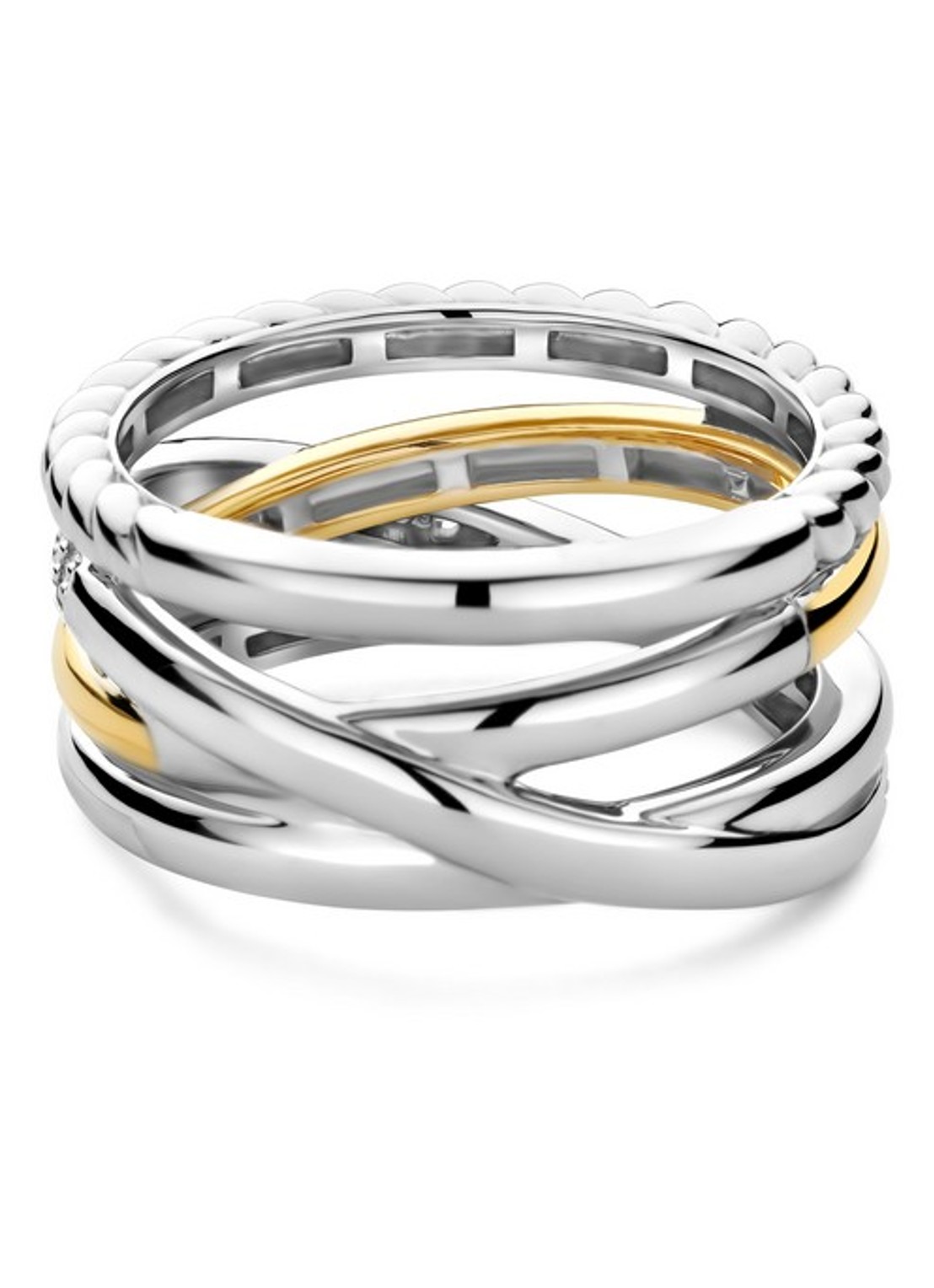 TI SENTO - Milano Ring van zilver 12384ZY - detail 2 zilver