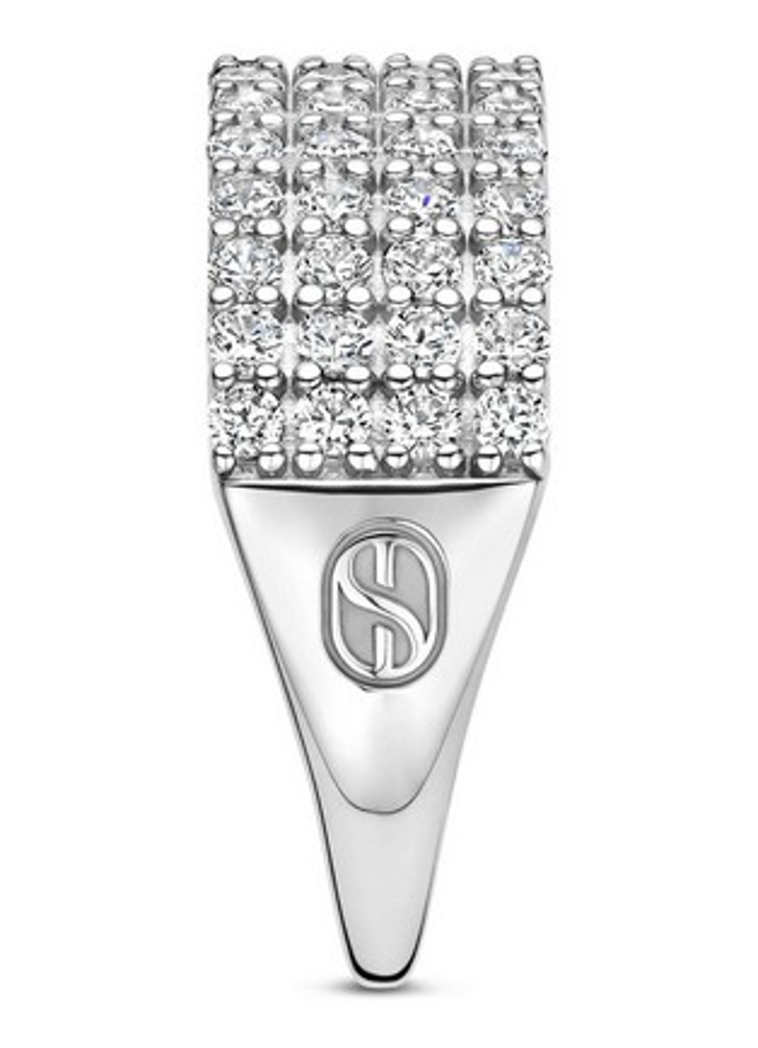 TI SENTO - Milano Ring van zilver 12432ZI - detail goud