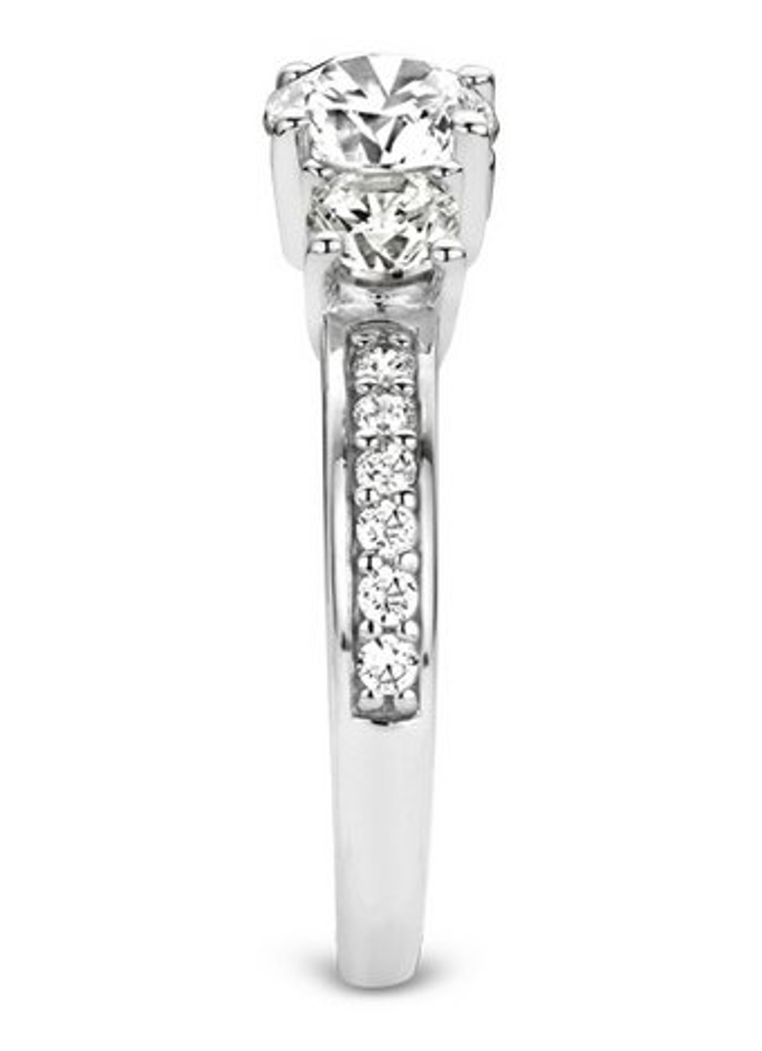 TI SENTO - Milano Ring van zilver met zirkonia 12044ZI - detail 3 zilver