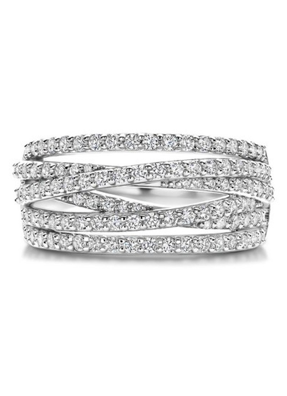 TI SENTO - Milano Ring van zilver met zirkonia 12430ZI - detail 4 zilver