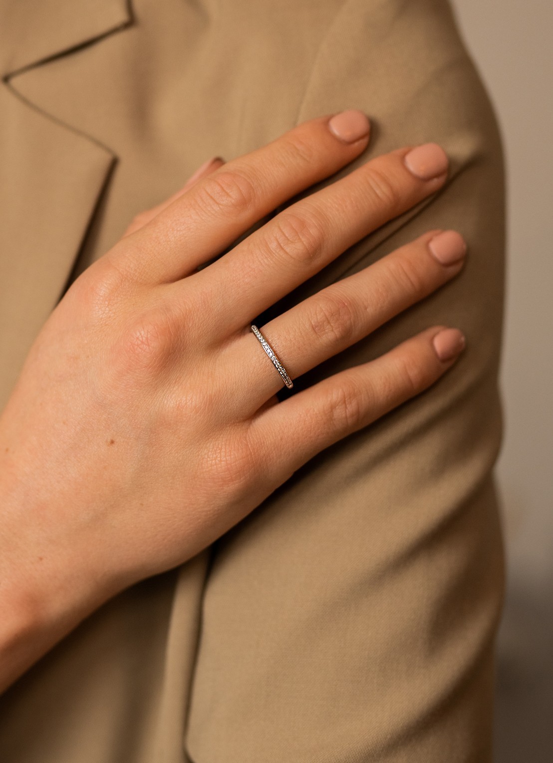 TI SENTO - Milano Ring van zilver met zirkonia 1923ZI - voorkant 3 zilver