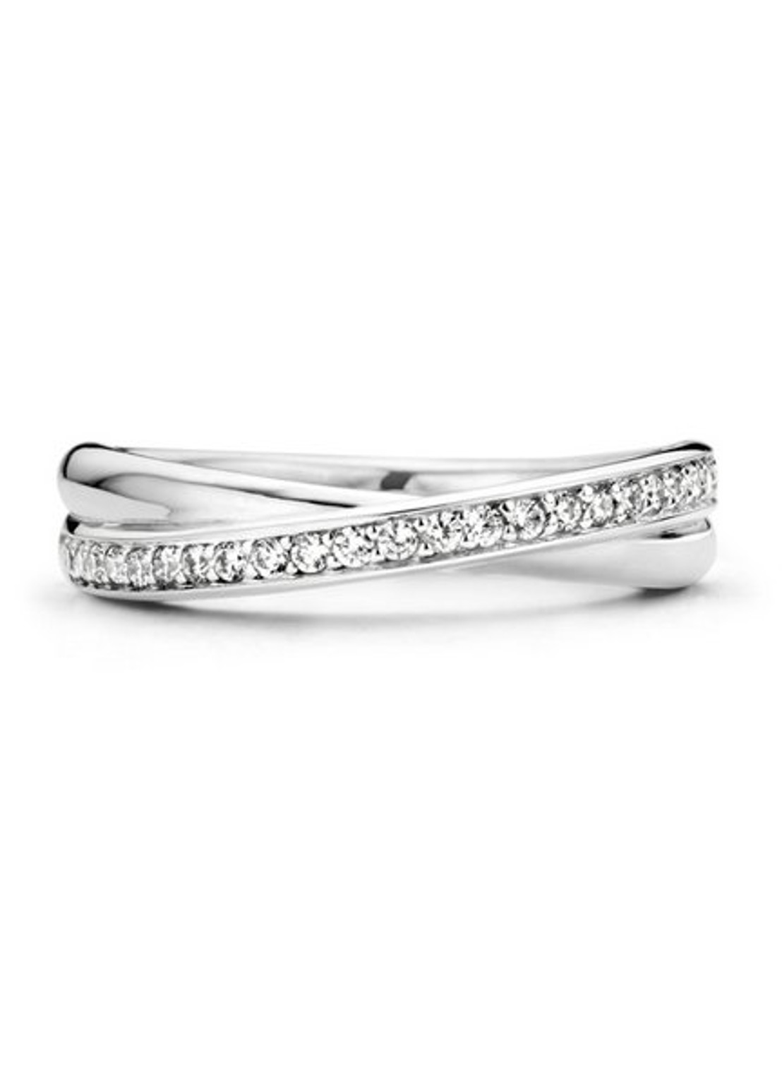 TI SENTO - Milano Ring van zilver met zirkonia 1953ZI - detail 3 zilver