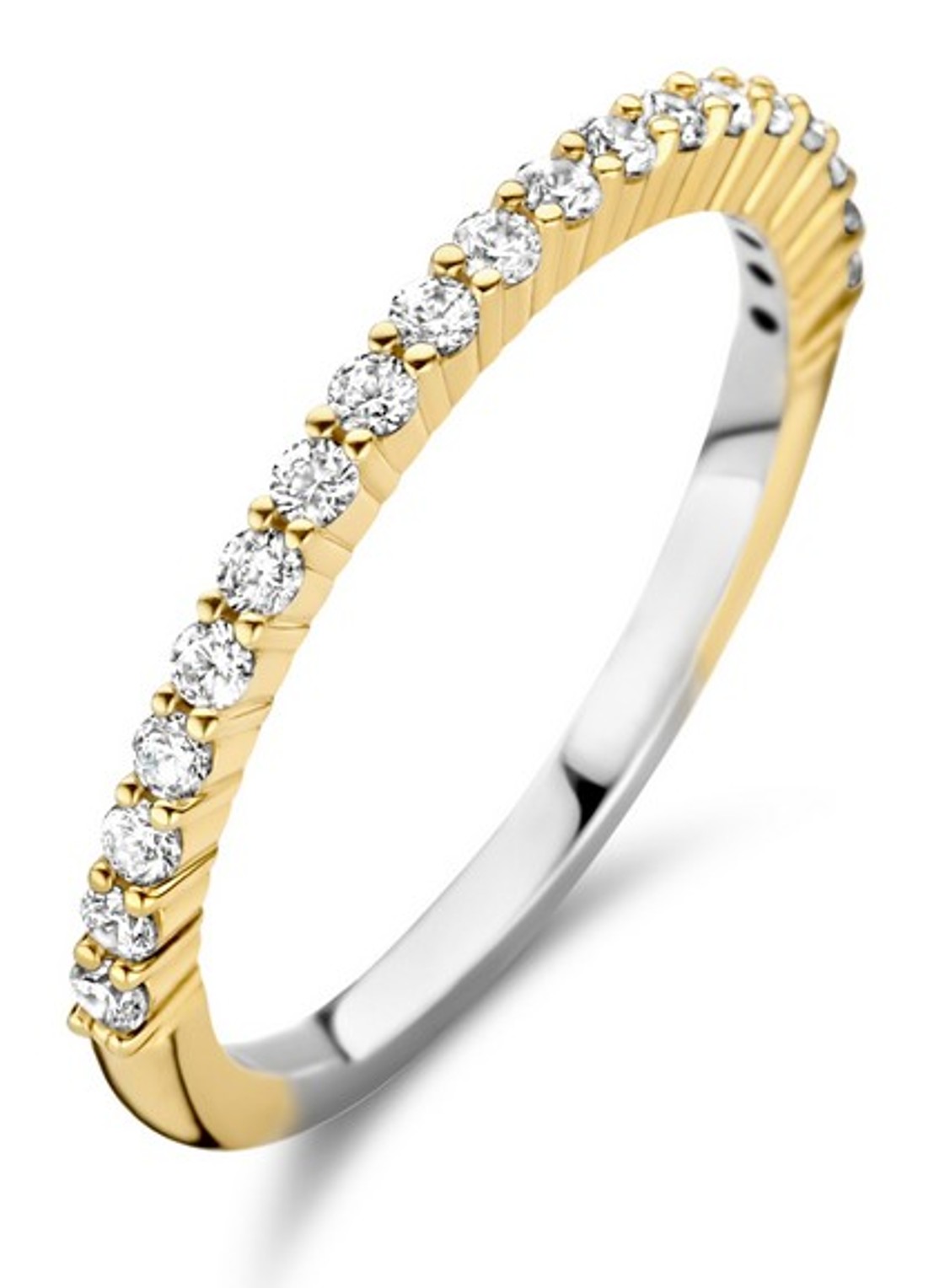 TI SENTO - Milano Ring verguld 12268ZY - voorkant 7 goud