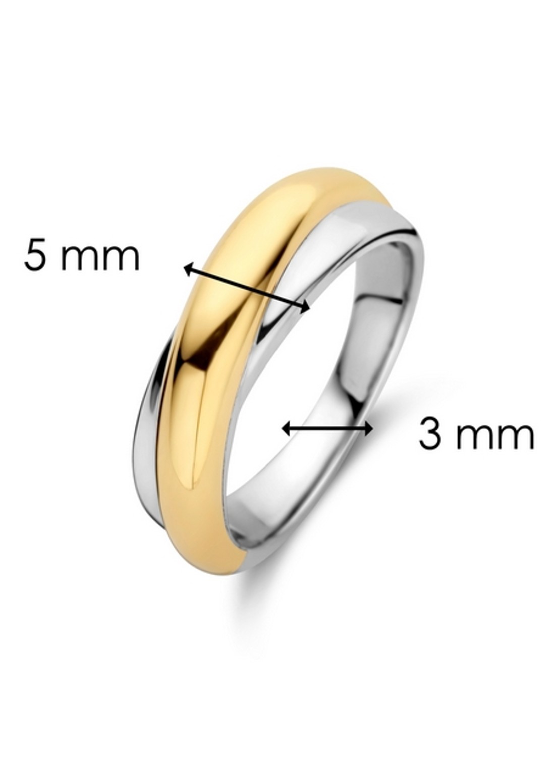 TI SENTO - Milano Ring verguld 12281SY - detail 3 goud