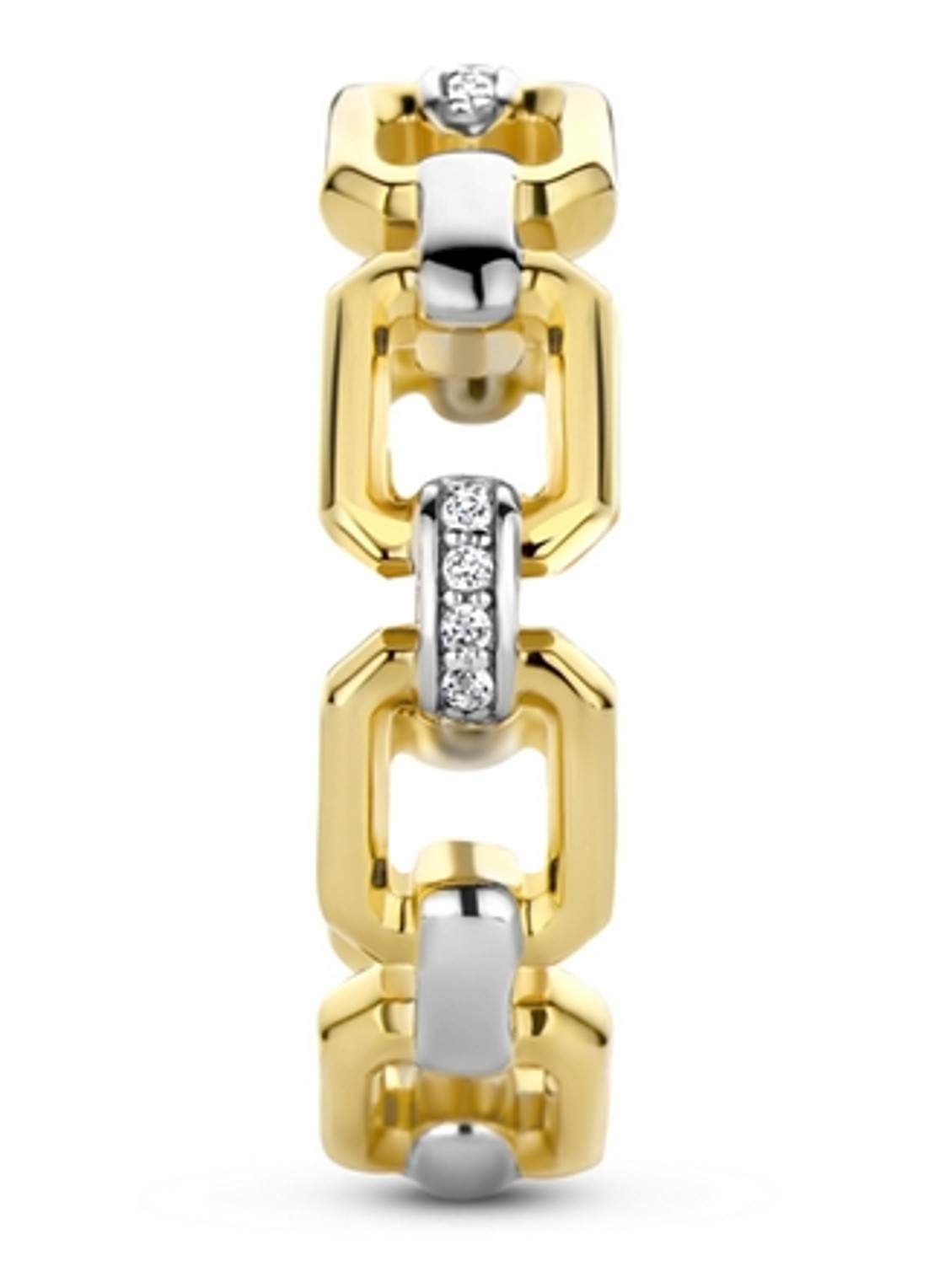 TI SENTO - Milano  Ring verguld 12292ZY - detail goud
