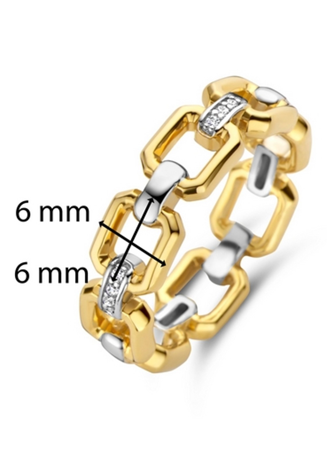 TI SENTO - Milano  Ring verguld 12292ZY - detail 3 goud