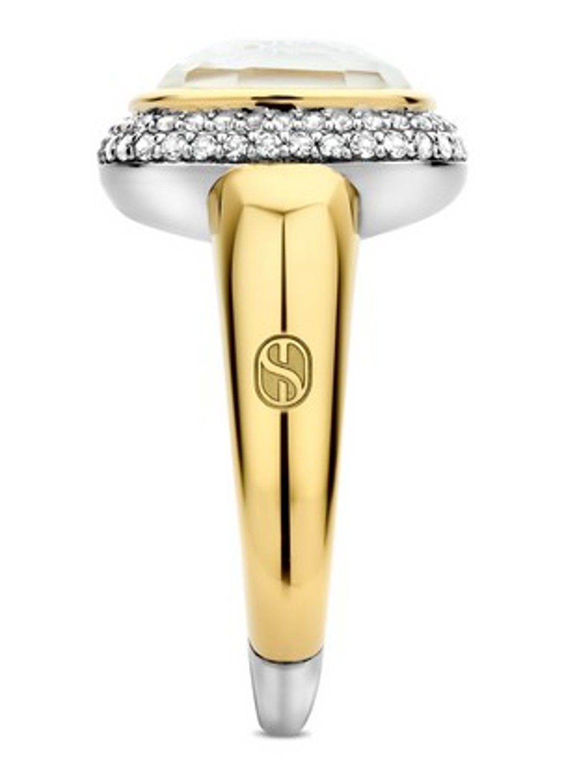 TI SENTO - Milano Ring verguld 12330MW - detail 2 goud