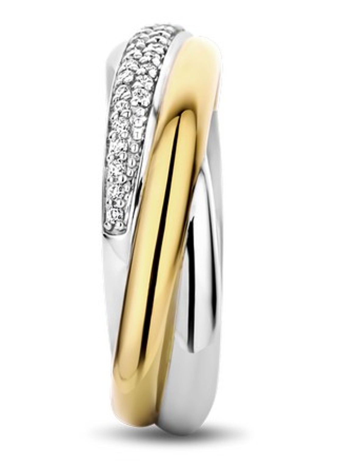 TI SENTO - Milano Ring verguld 12343ZY - detail 4 zilver