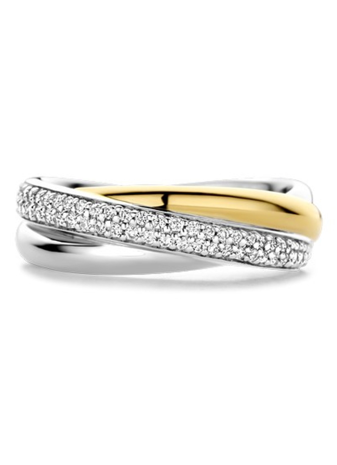 TI SENTO - Milano Ring verguld 12343ZY - detail 5 zilver