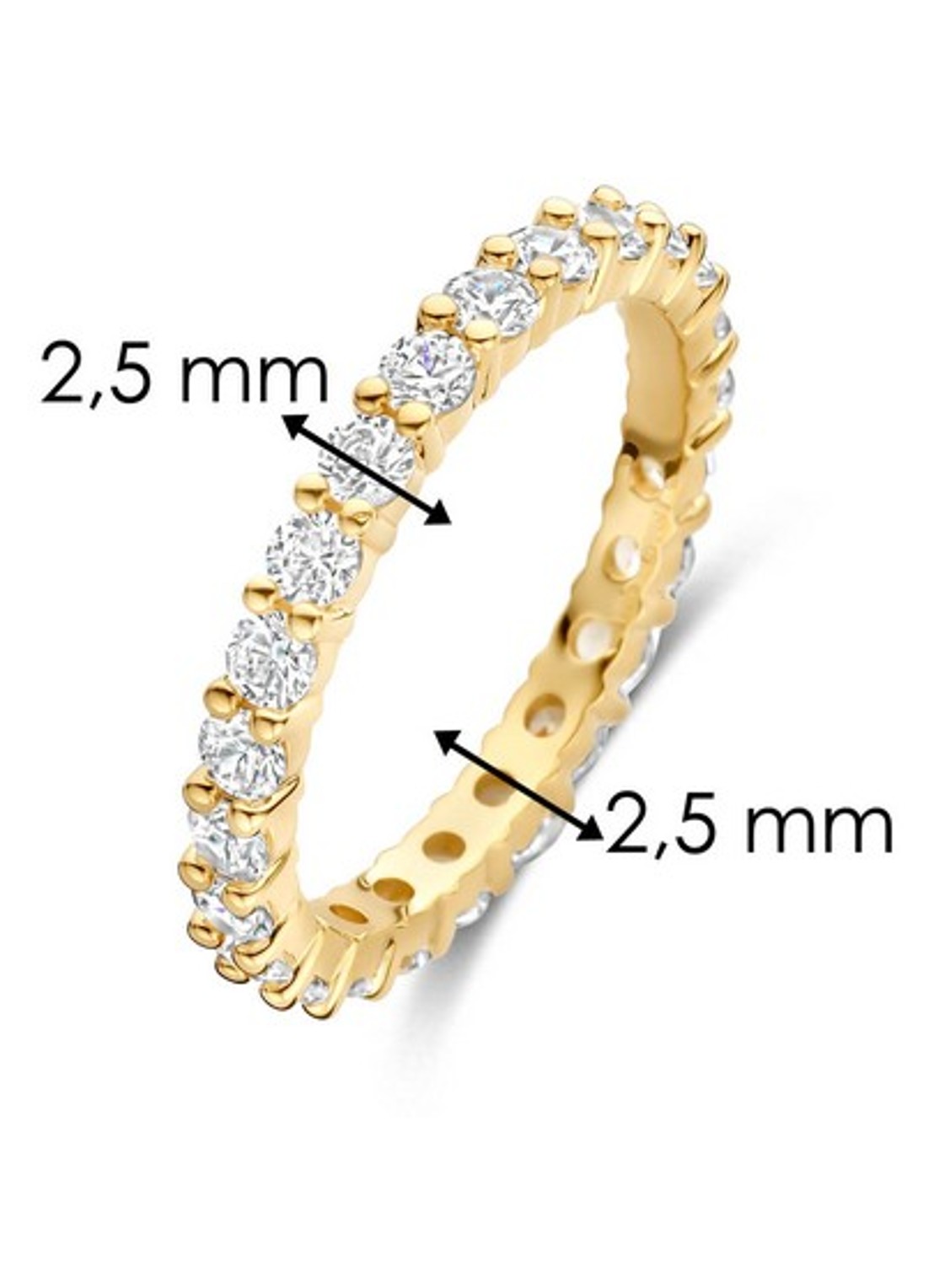 TI SENTO - Milano Ring verguld 12371ZY - detail 3 goud