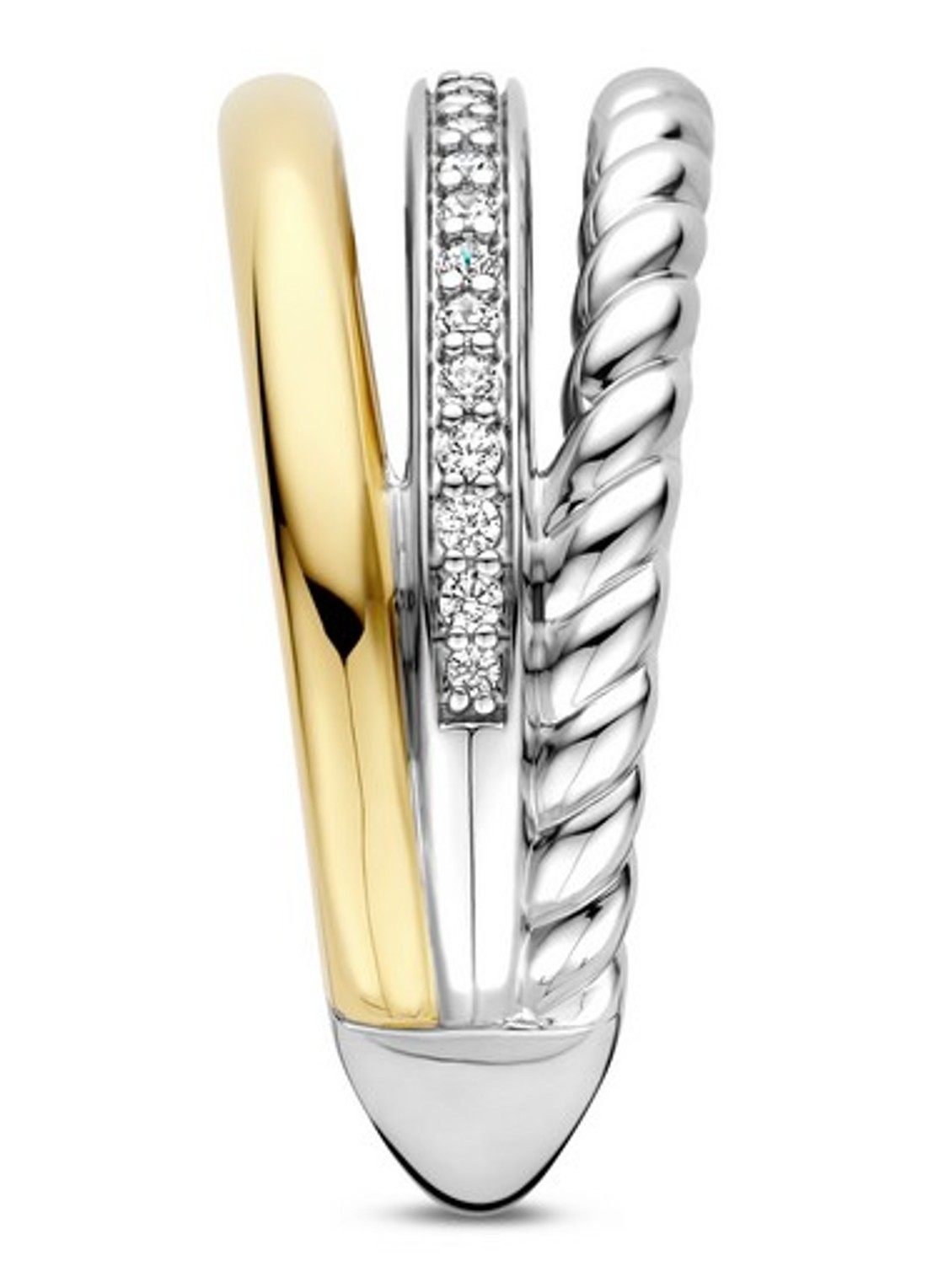 TI SENTO - Milano Ring verguld 12385ZY - detail 3 goud
