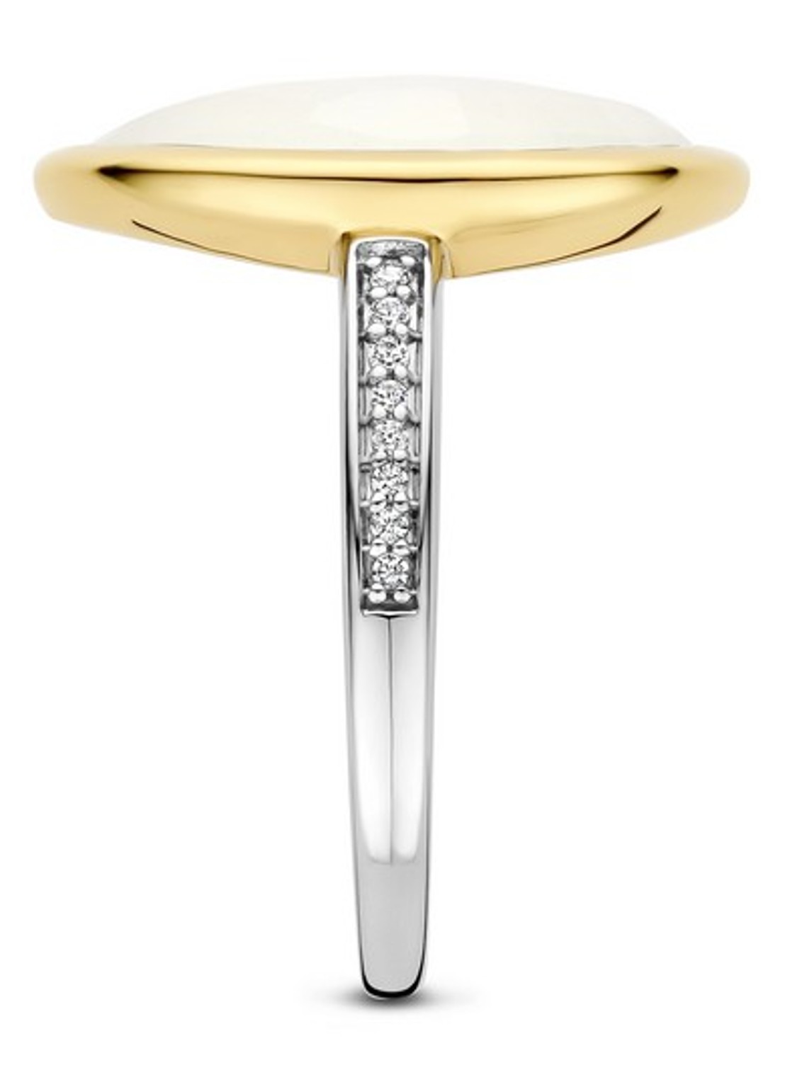 TI SENTO - Milano Ring verguld 12386MW - detail 5 goud