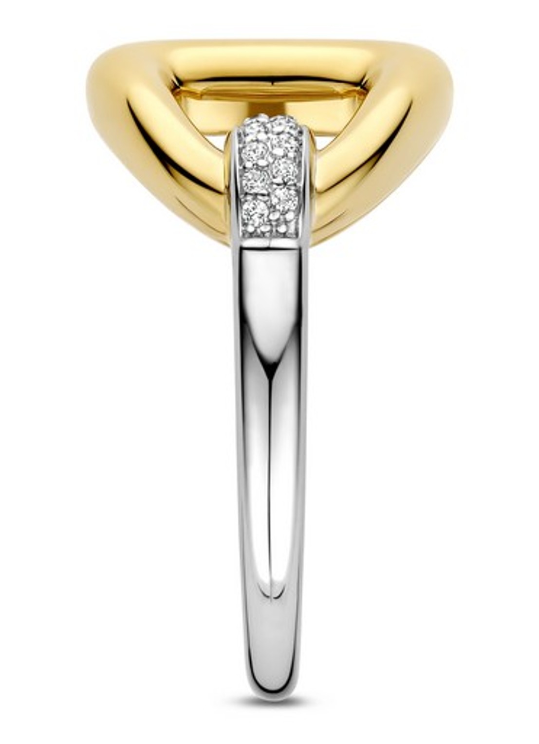 TI SENTO - Milano Ring verguld 12391ZY - detail 3 goud