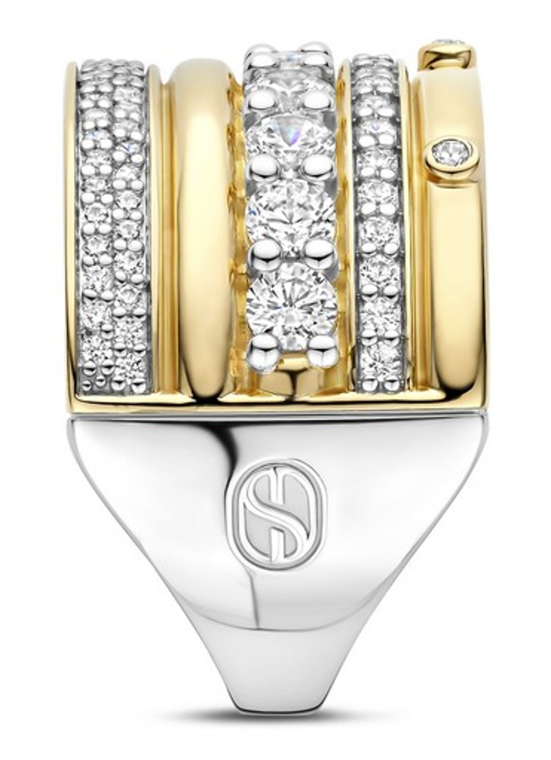 TI SENTO - Milano Ring verguld 12396ZY - detail 3 goud