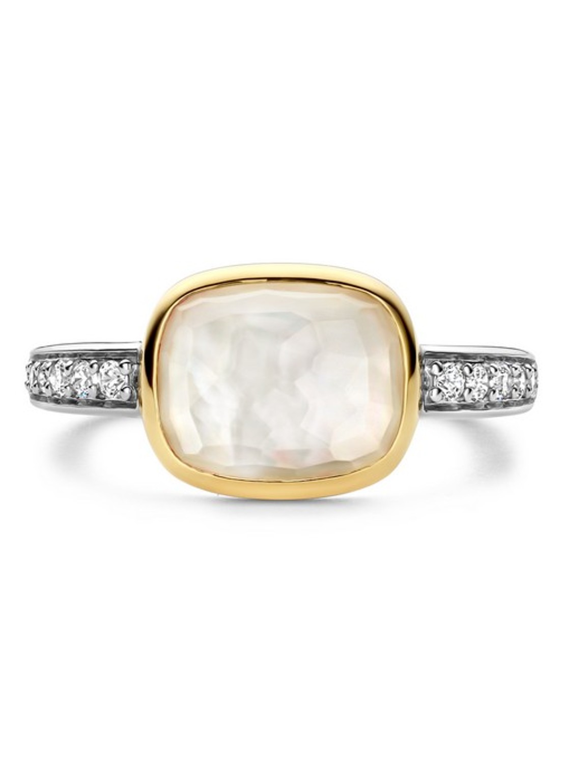 TI SENTO - Milano Ring verguld 12398MW - detail 2 goud