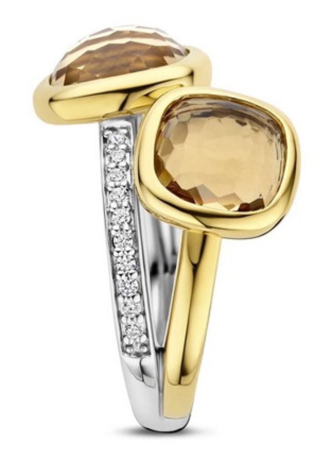 TI SENTO - Milano Ring verguld 12412CY - detail goud