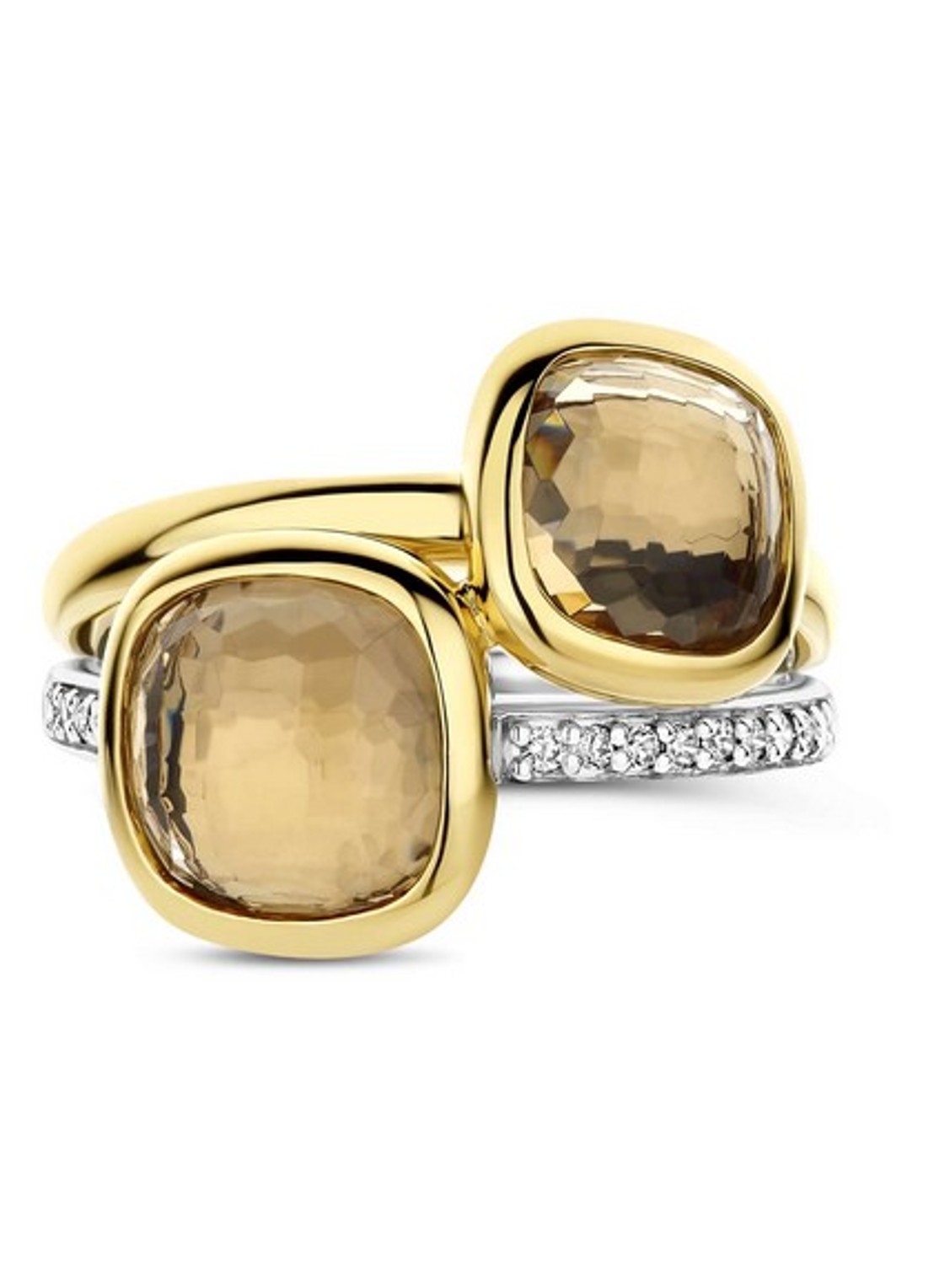 TI SENTO - Milano Ring verguld 12412CY - detail 2 goud