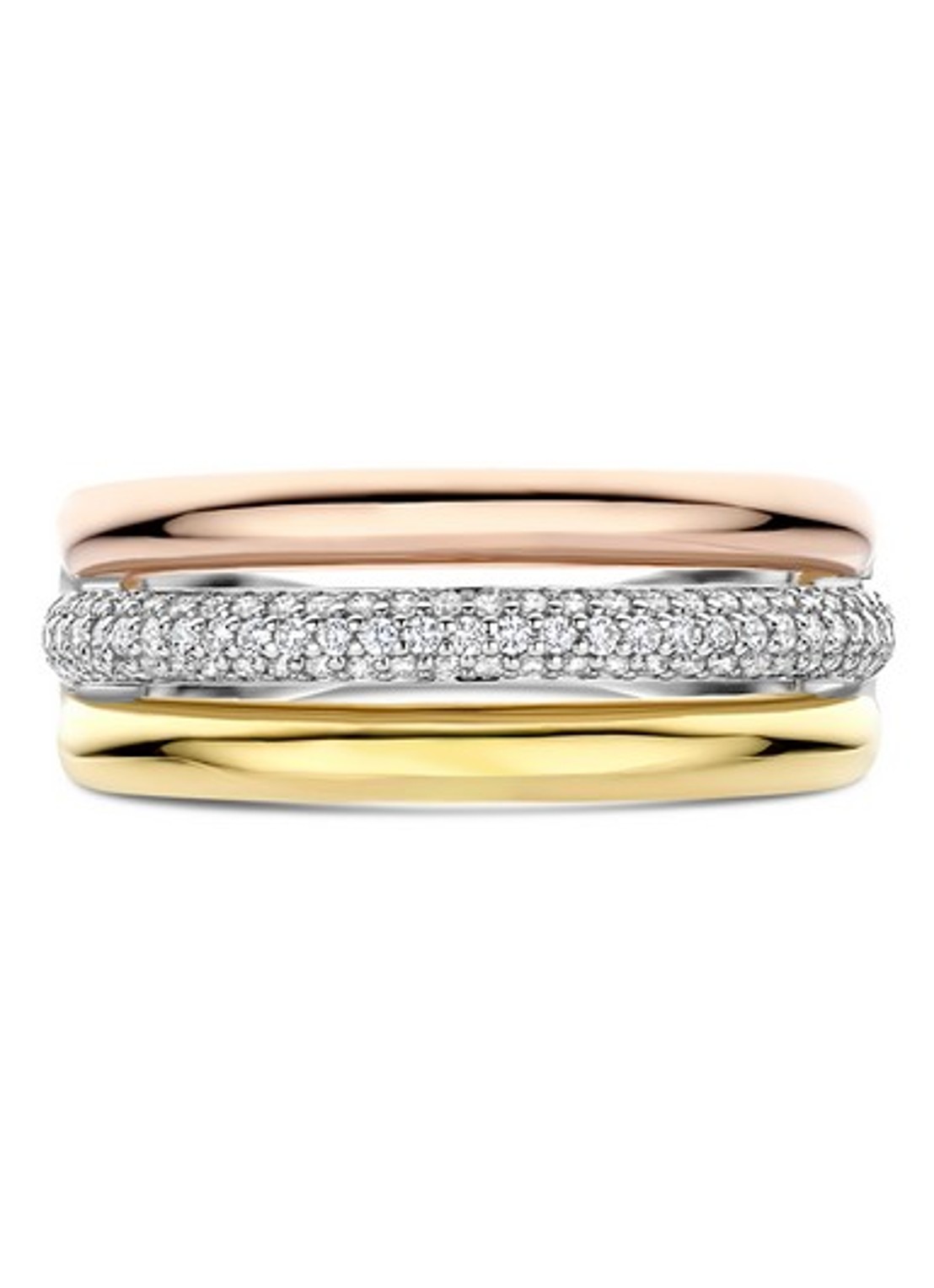 TI SENTO - Milano Ring verguld 12427TZ - detail 2 goud