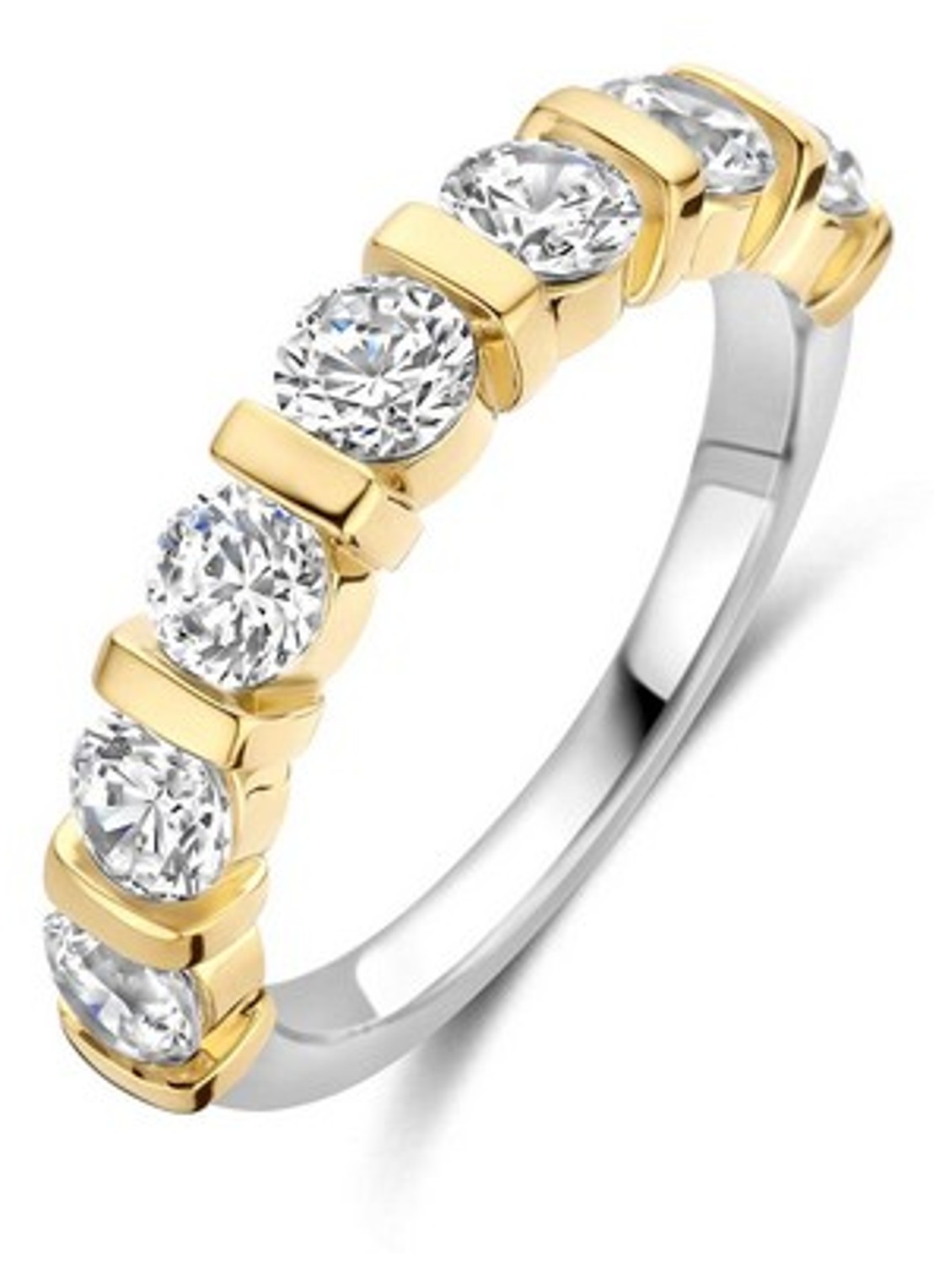 TI SENTO - Milano Ring verguld 12434ZY - voorkant 4 goud