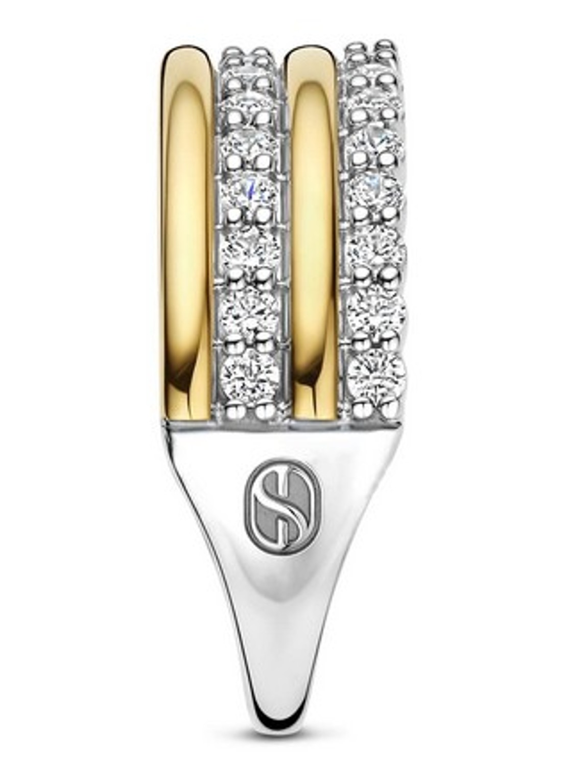 TI SENTO - Milano Ring verguld 12444ZY - detail goud