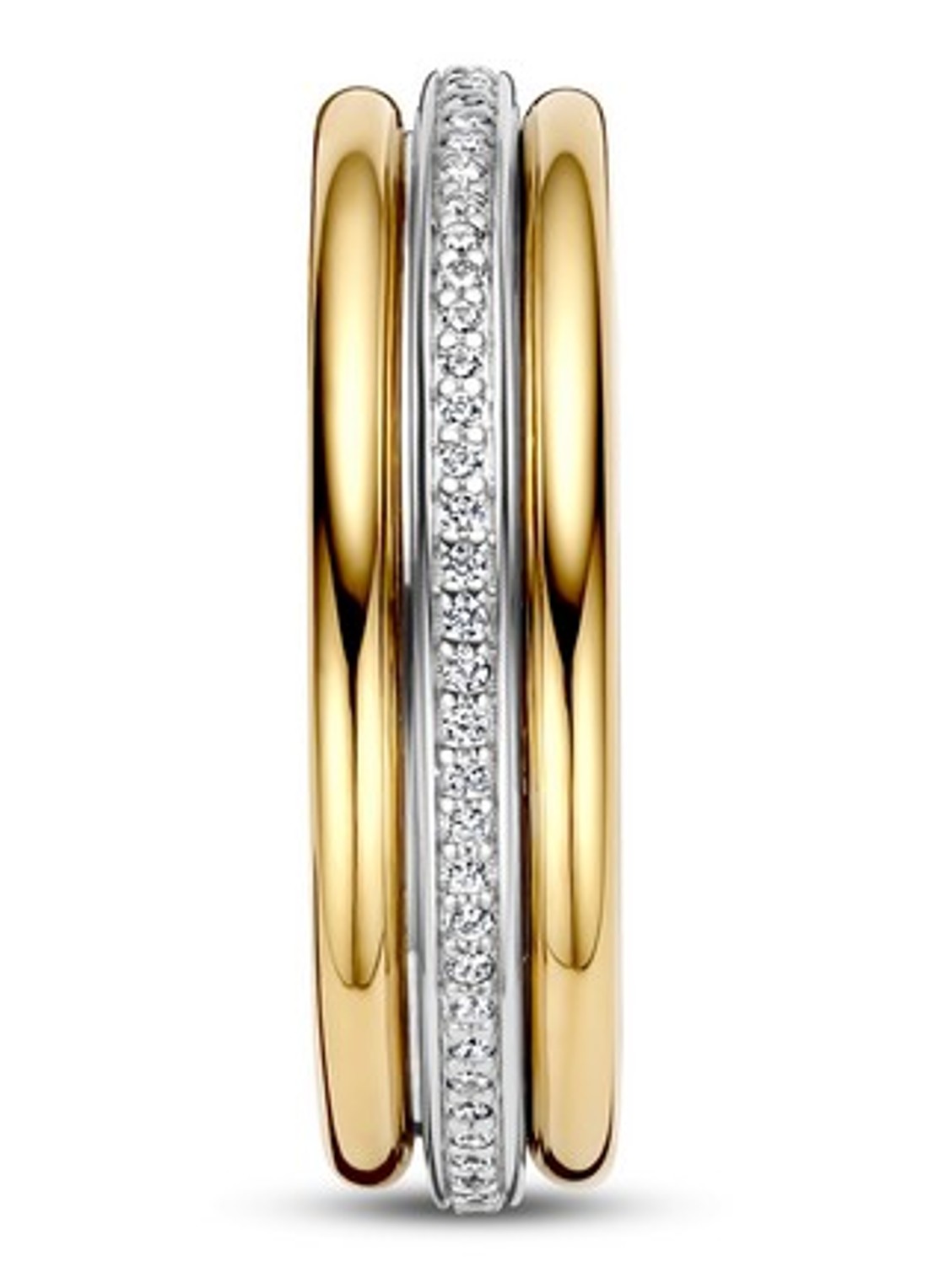 TI SENTO - Milano Ring verguld 12447ZY - detail goud