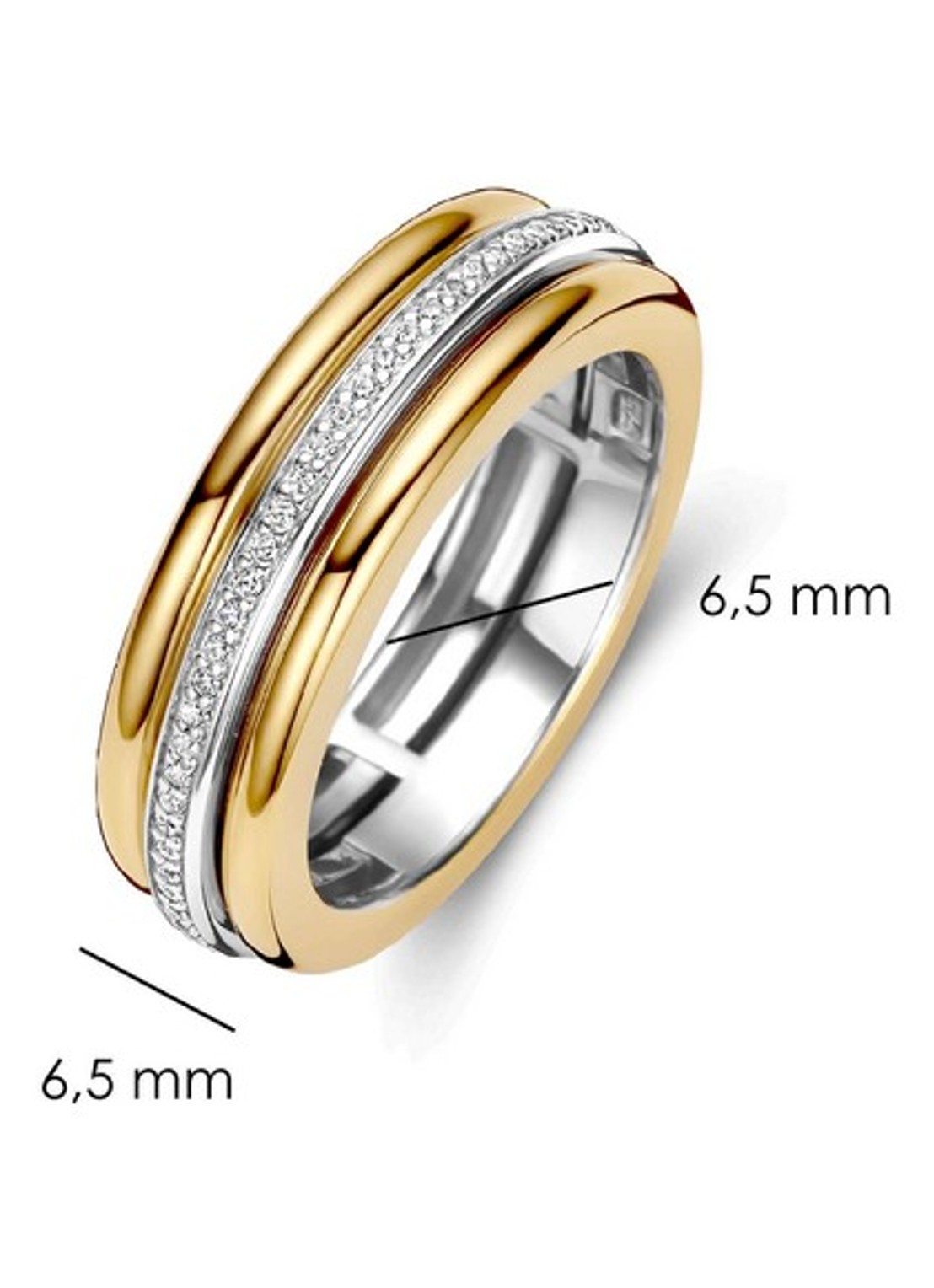 TI SENTO - Milano Ring verguld 12447ZY - detail 3 goud