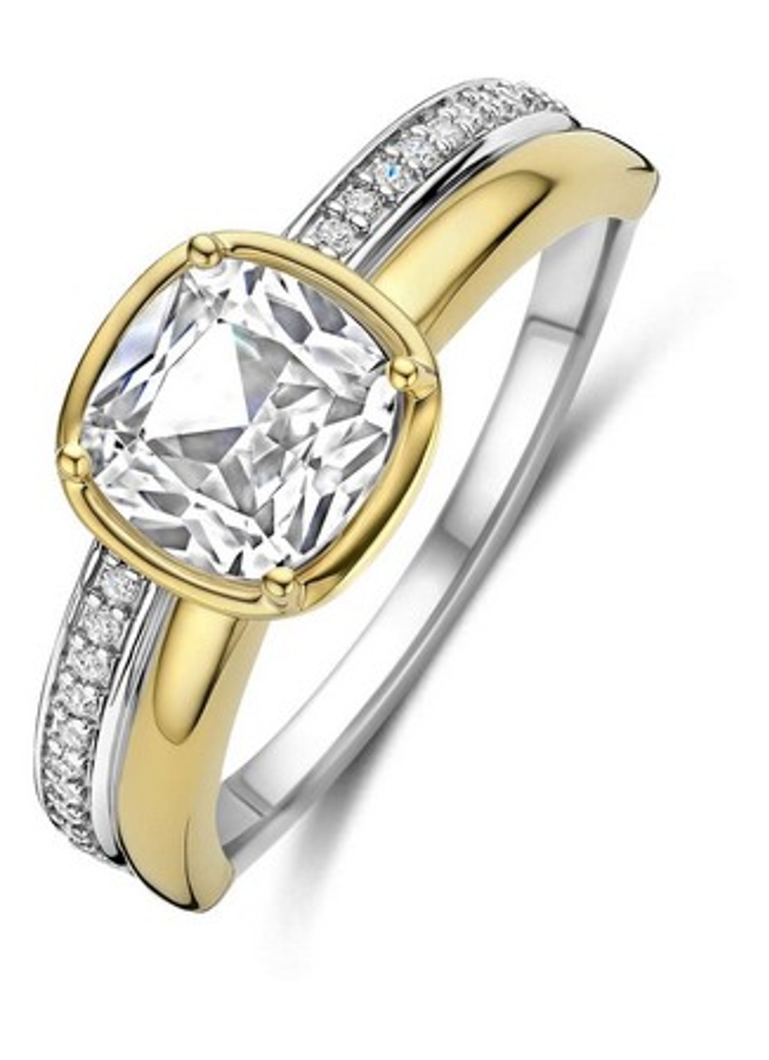 TI SENTO - Milano Ring verguld 12451ZY - voorkant 4 goud