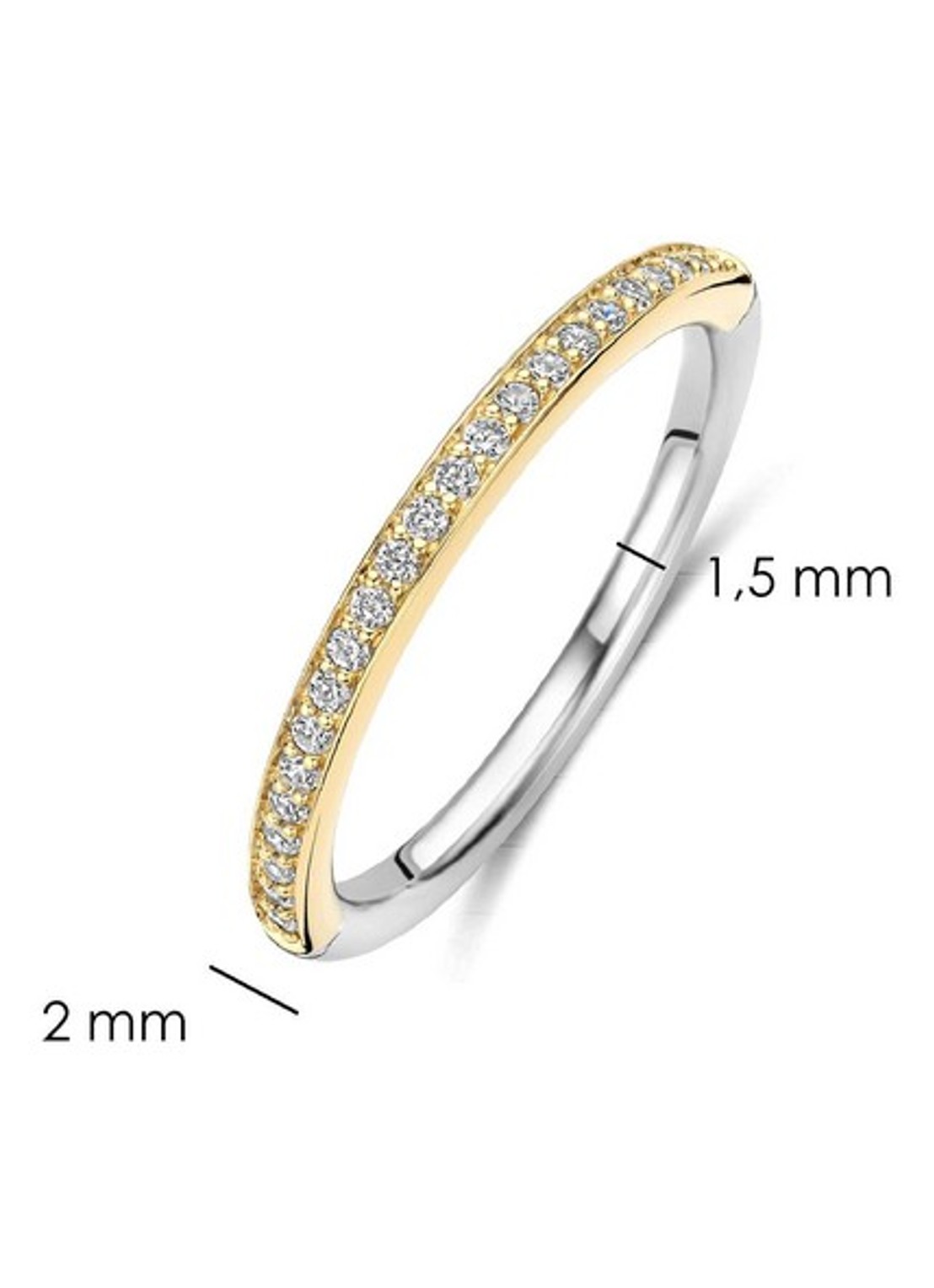 TI SENTO - Milano Ring verguld 1923YZ - detail 5 goud