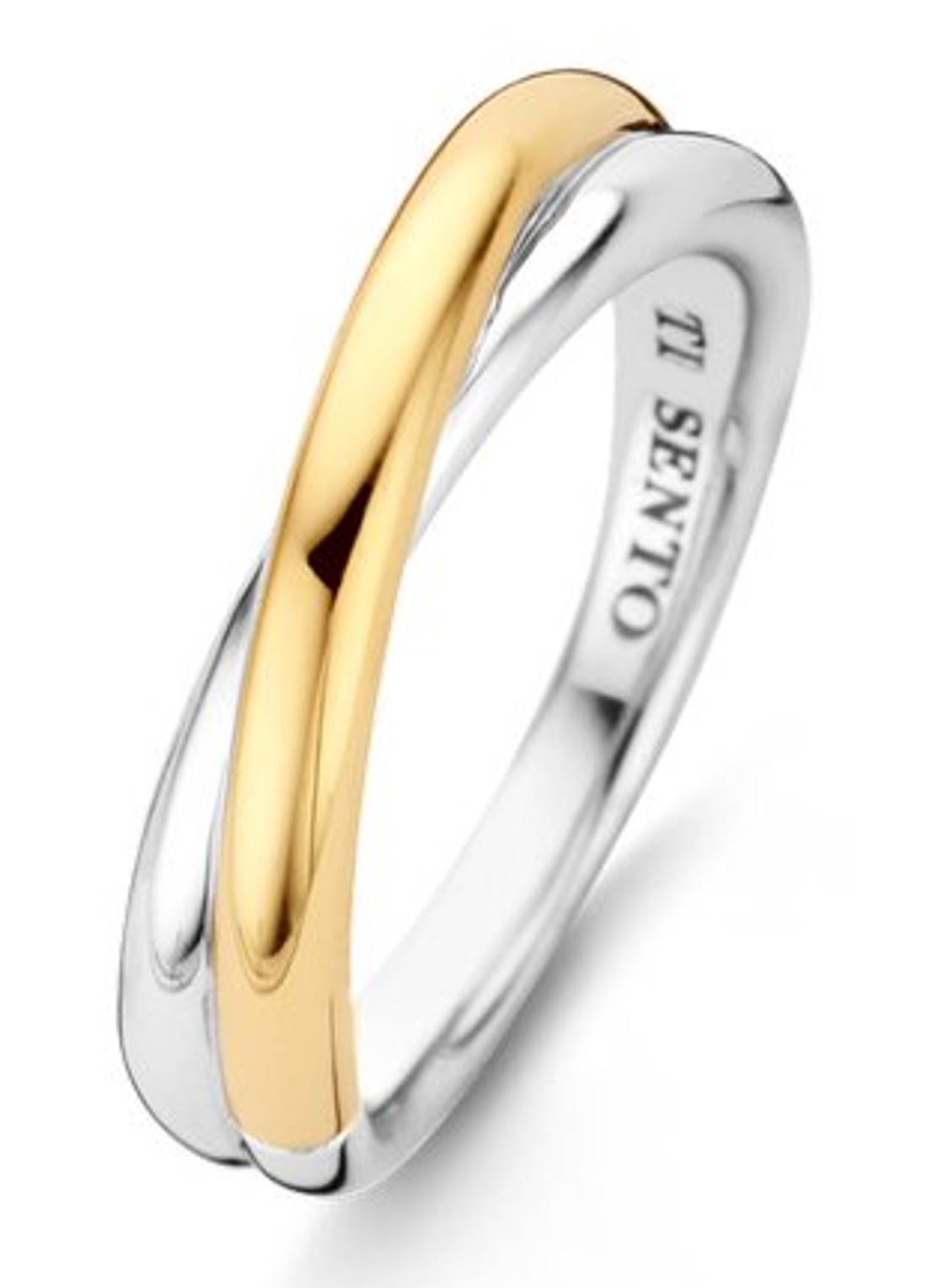 TI SENTO - Milano Ring verguld 1953SY - voorkant 8 goud