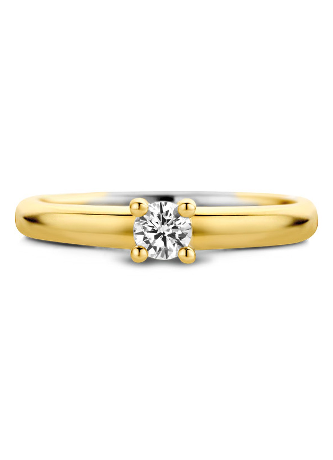 TI SENTO - Milano Ring verguld met zirkonia 12212ZY - detail 4 goud