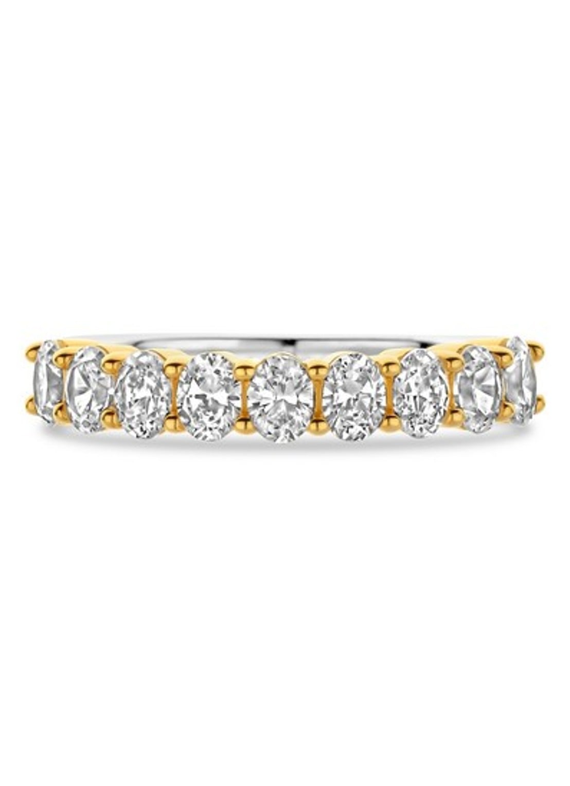 TI SENTO - Milano Ring verguld met zirkonia 12339ZY - detail 2 goud