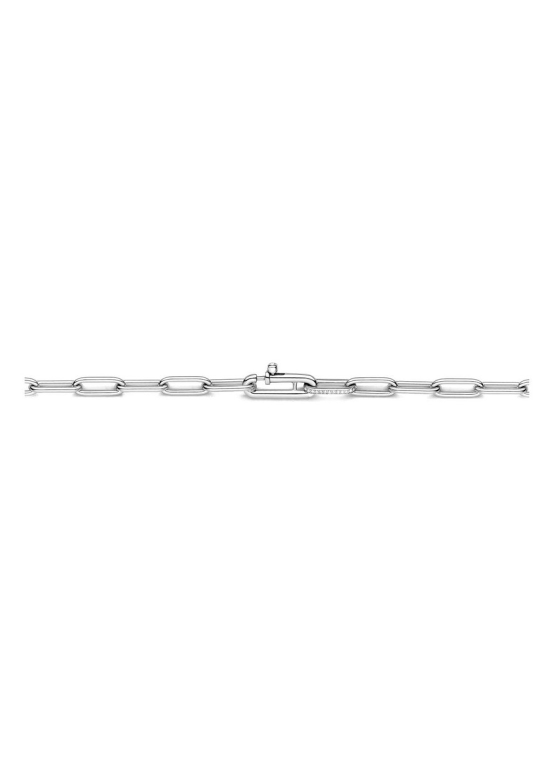 TI SENTO - Milano Schakelketting van zilver 3947ZI - detail 3 zilver
