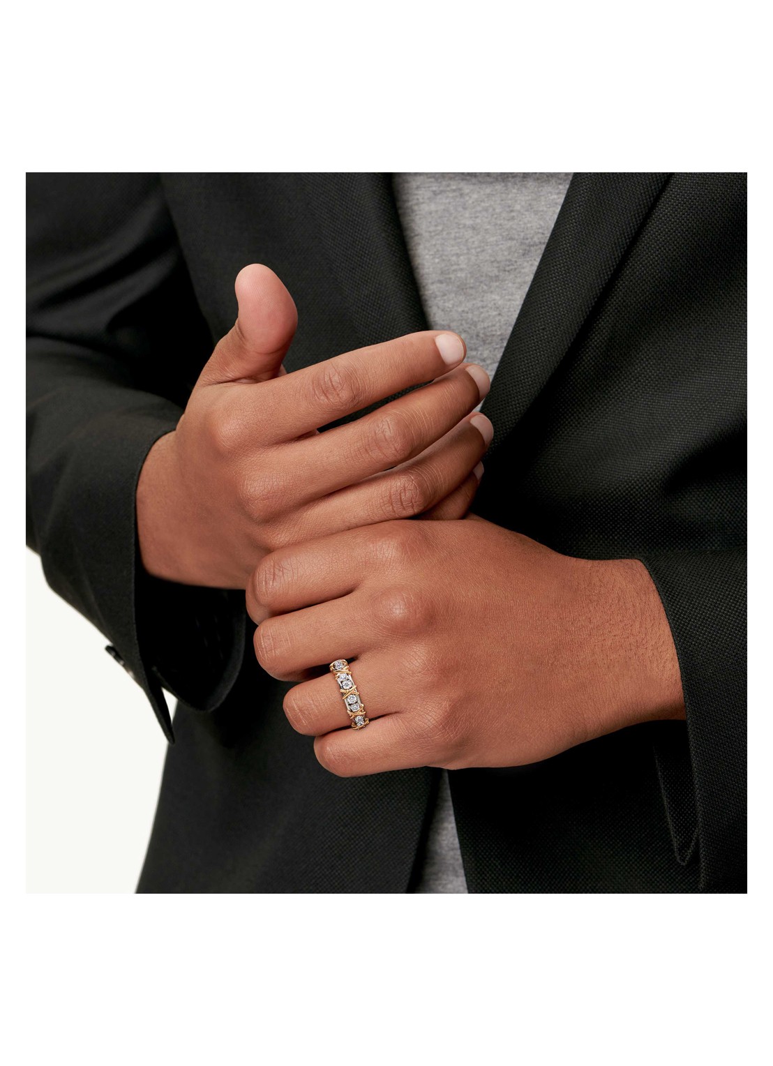 Tiffany & Co. 16 Stone ring van 18 karaat geelgoud met diamant 22011 - detail undefined